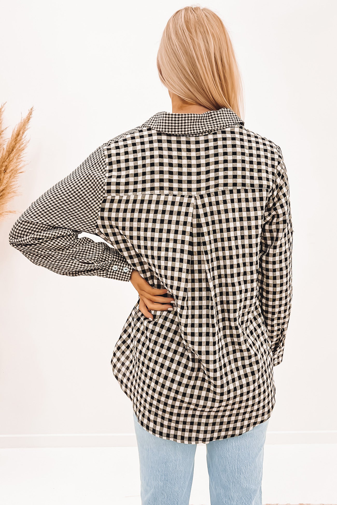 Delany Shirt Black Check