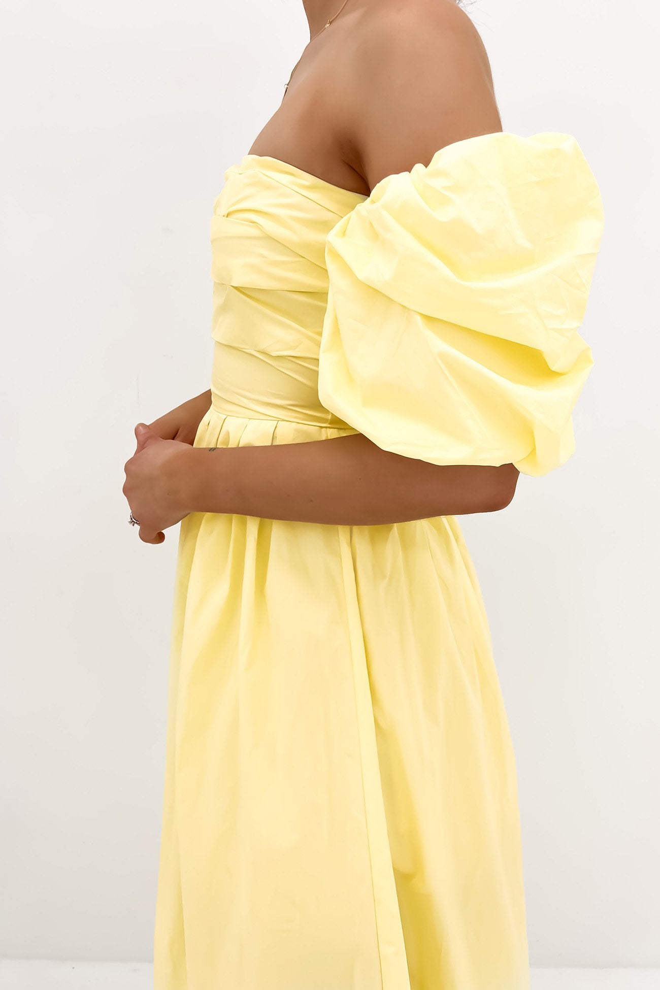 Dempsey Midi Dress Yellow