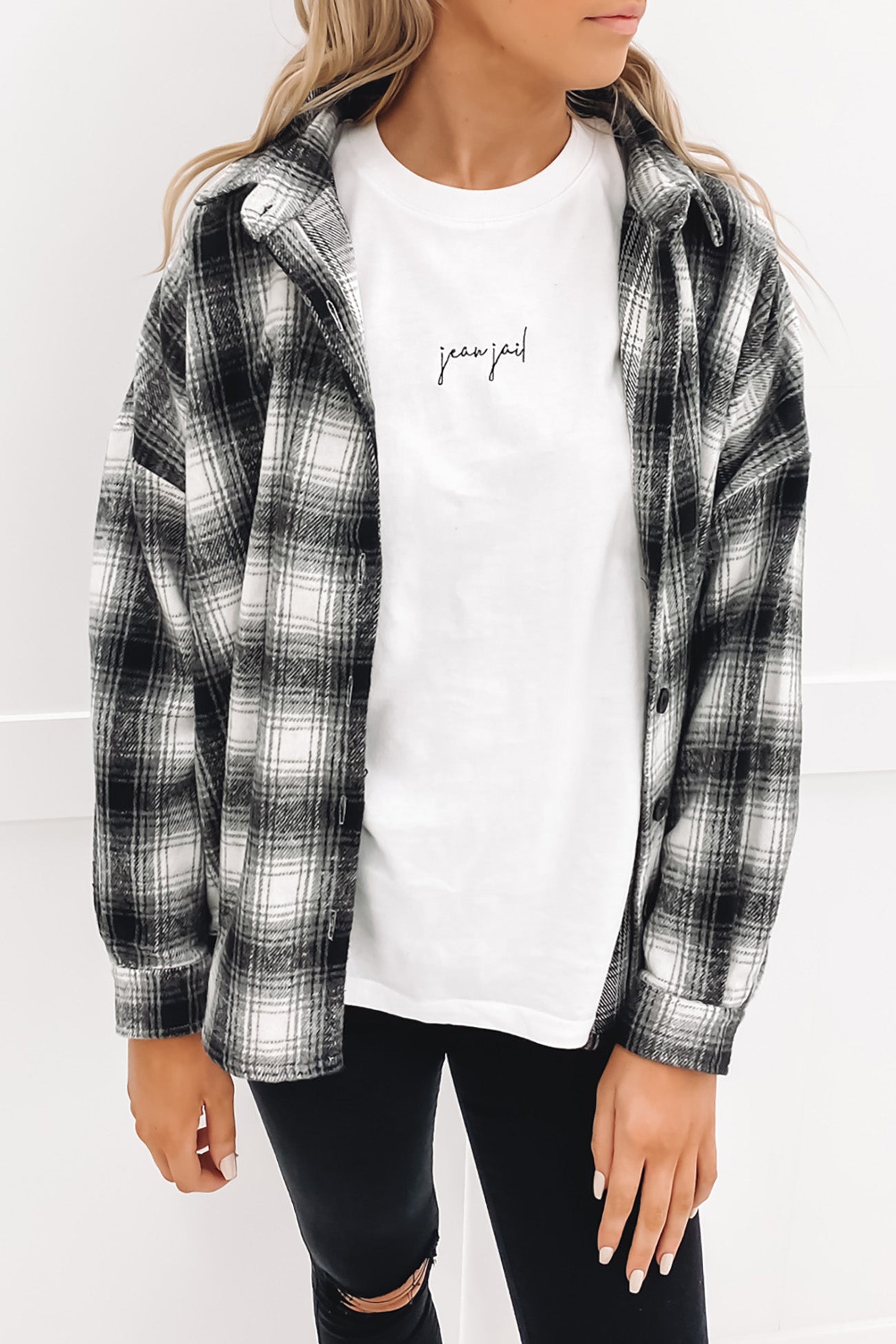 Denver Check Shirt Black