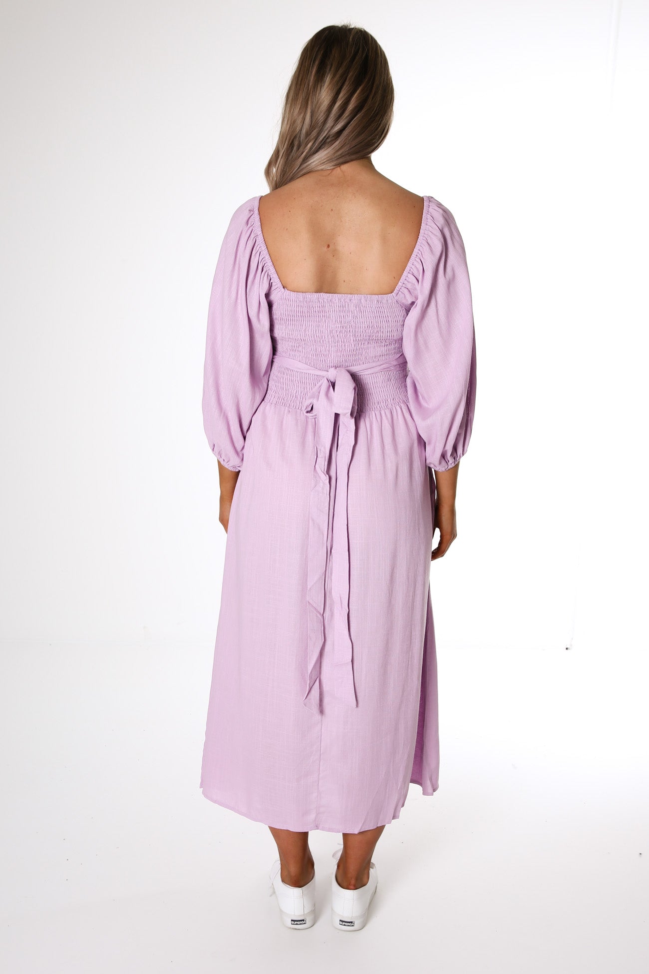 Destiny Midi Dress Lilac