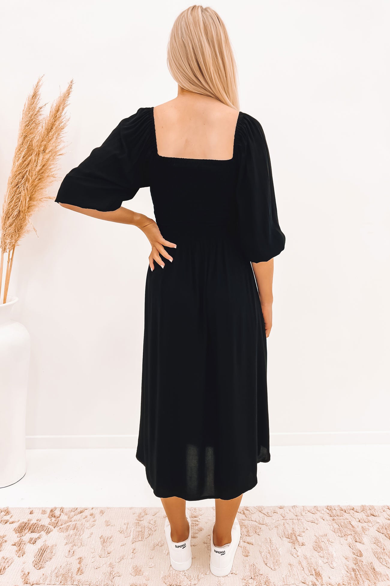 Devon Midi Dress Black