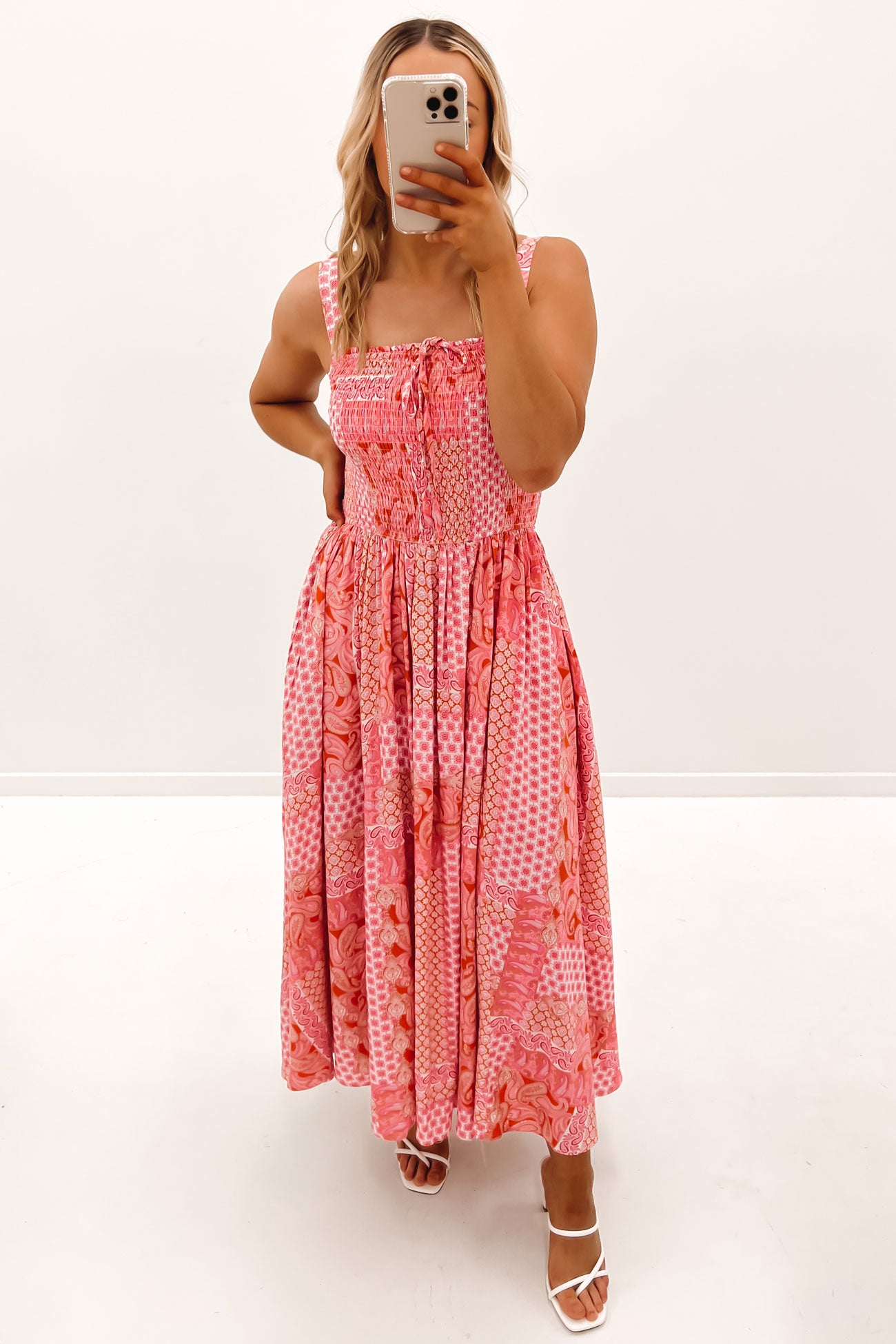 Dhalia Maxi Dress Pink