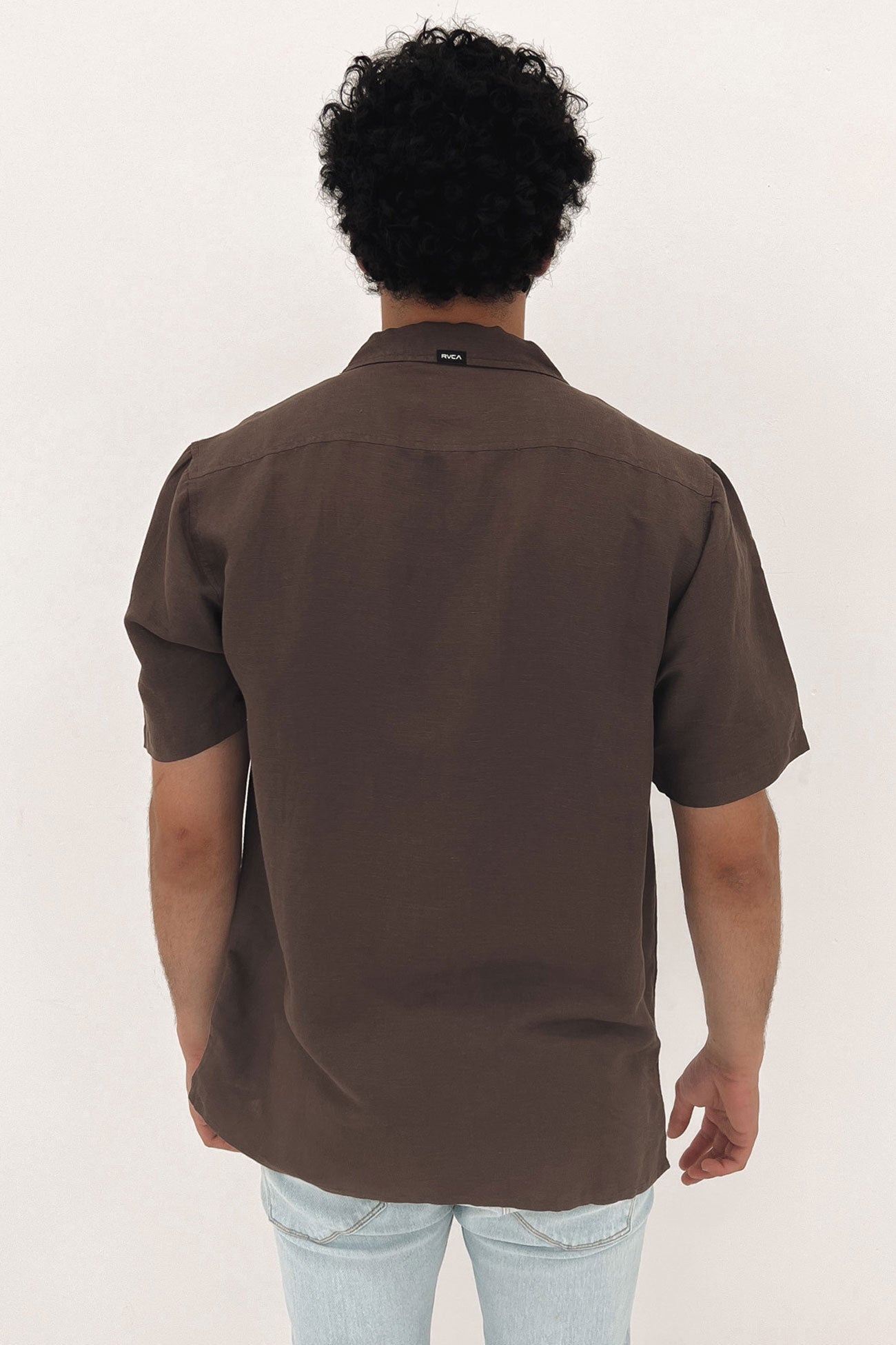 Dissolve Short Sleeve Shirt Coffee