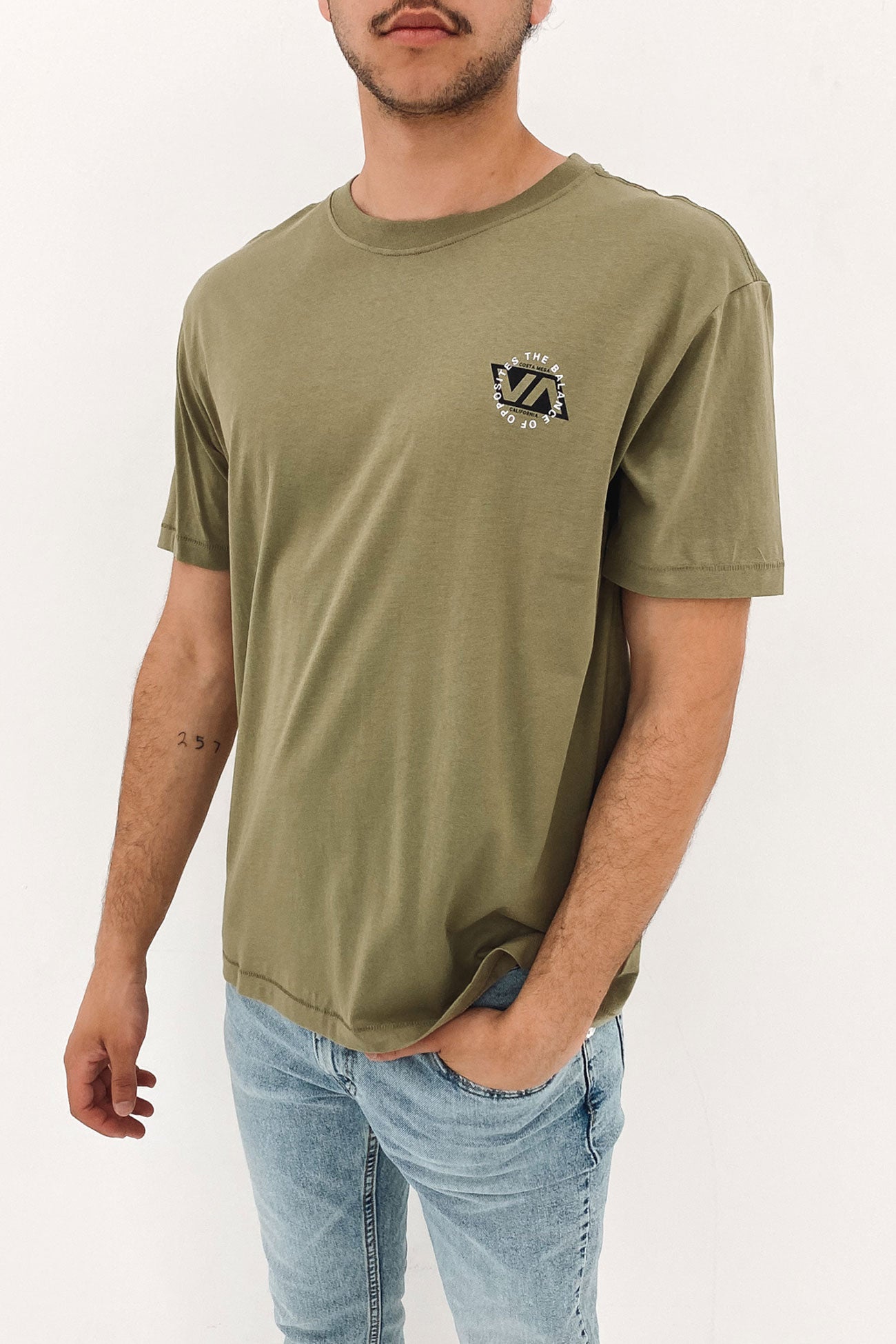 Division Short Sleeve Tee Aloe