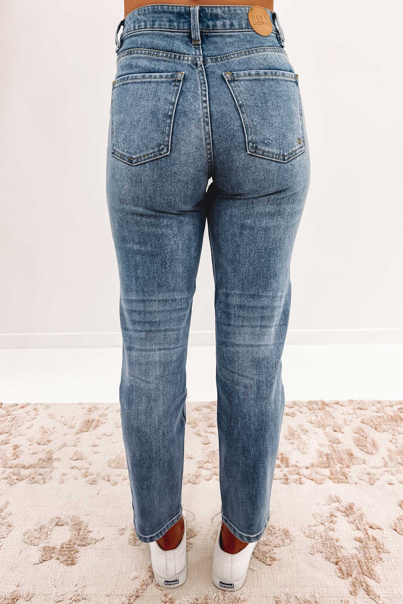 Donna Hi Slim Jean Air Blue