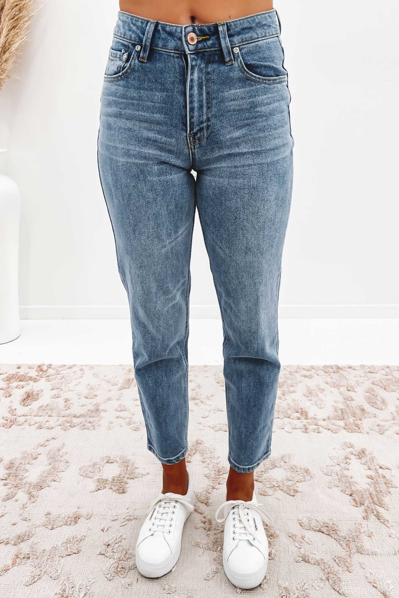 Donna Hi Slim Jean Air Blue