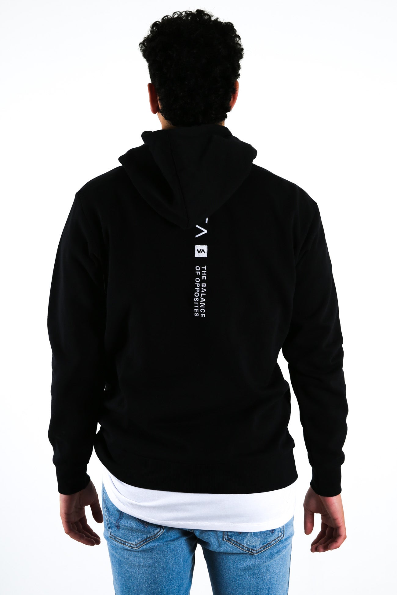 Down The Spine Pullover Black