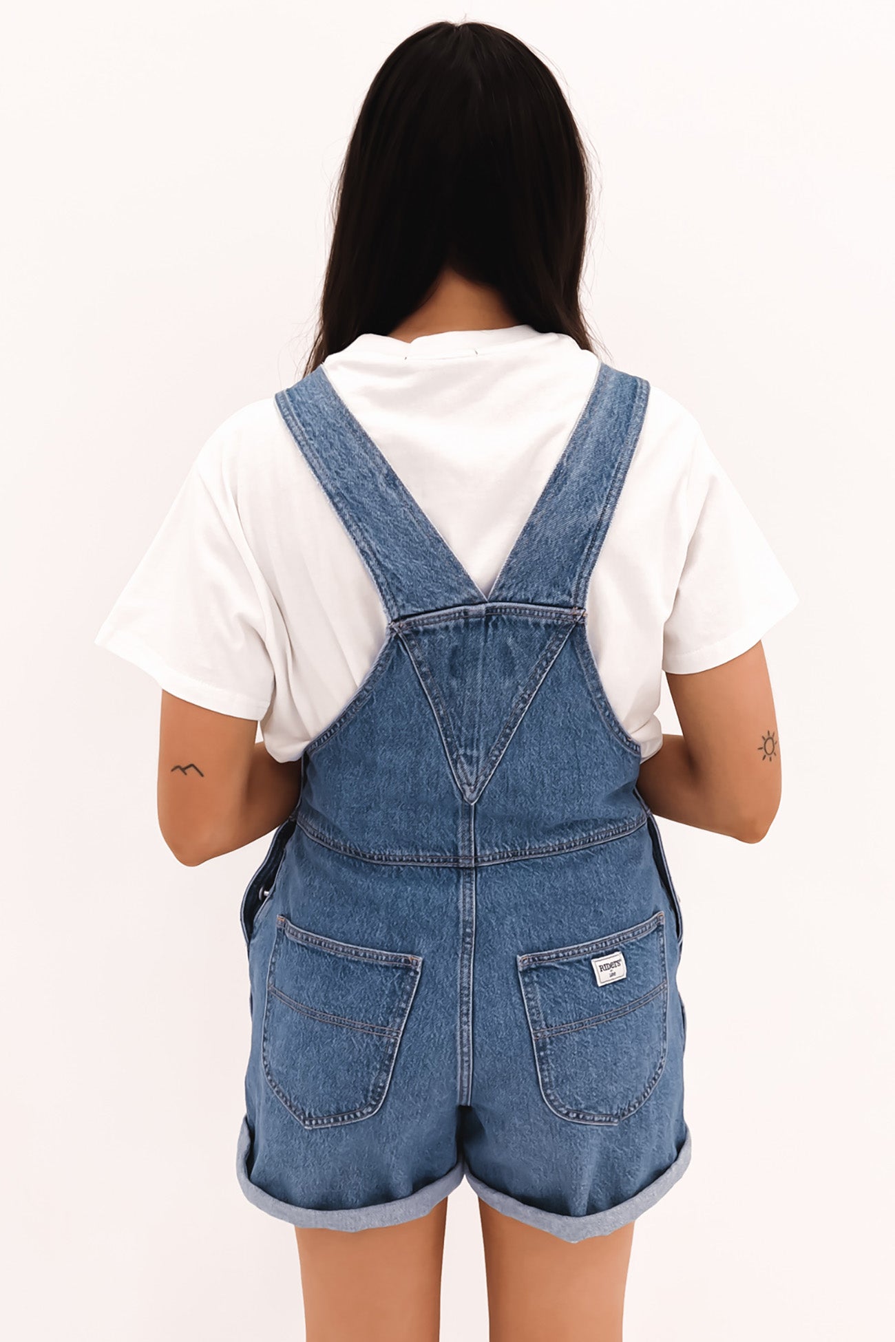 Dungaree Short Blue Wave