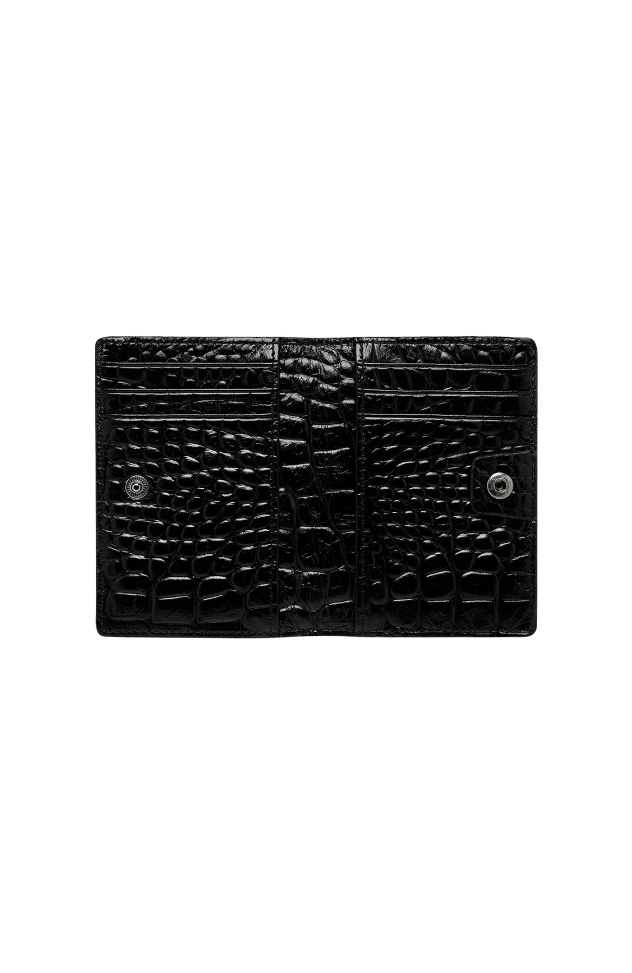 Easy Does It Wallet Black Croc Emboss