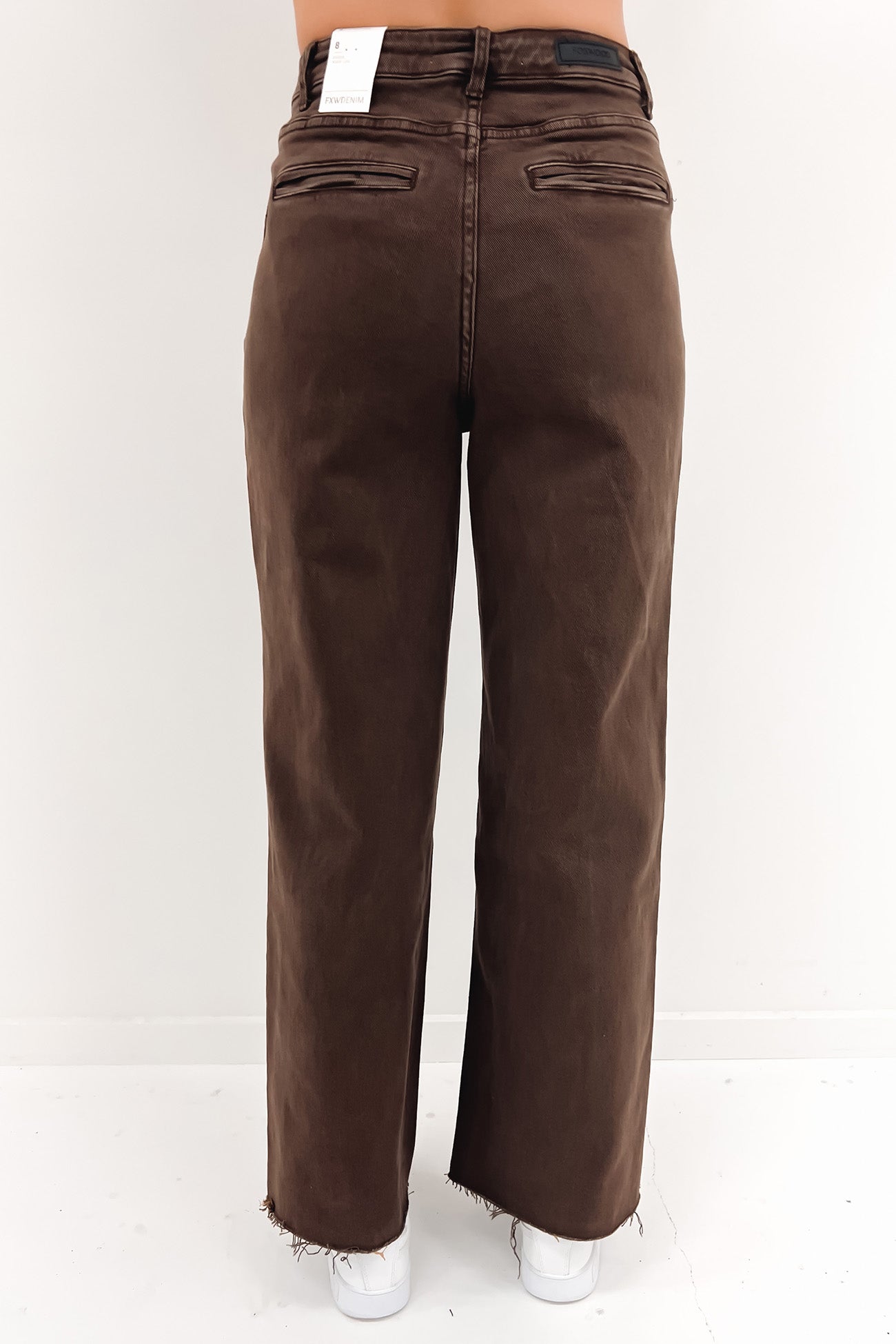 Eddie Wide Leg Pant Brown