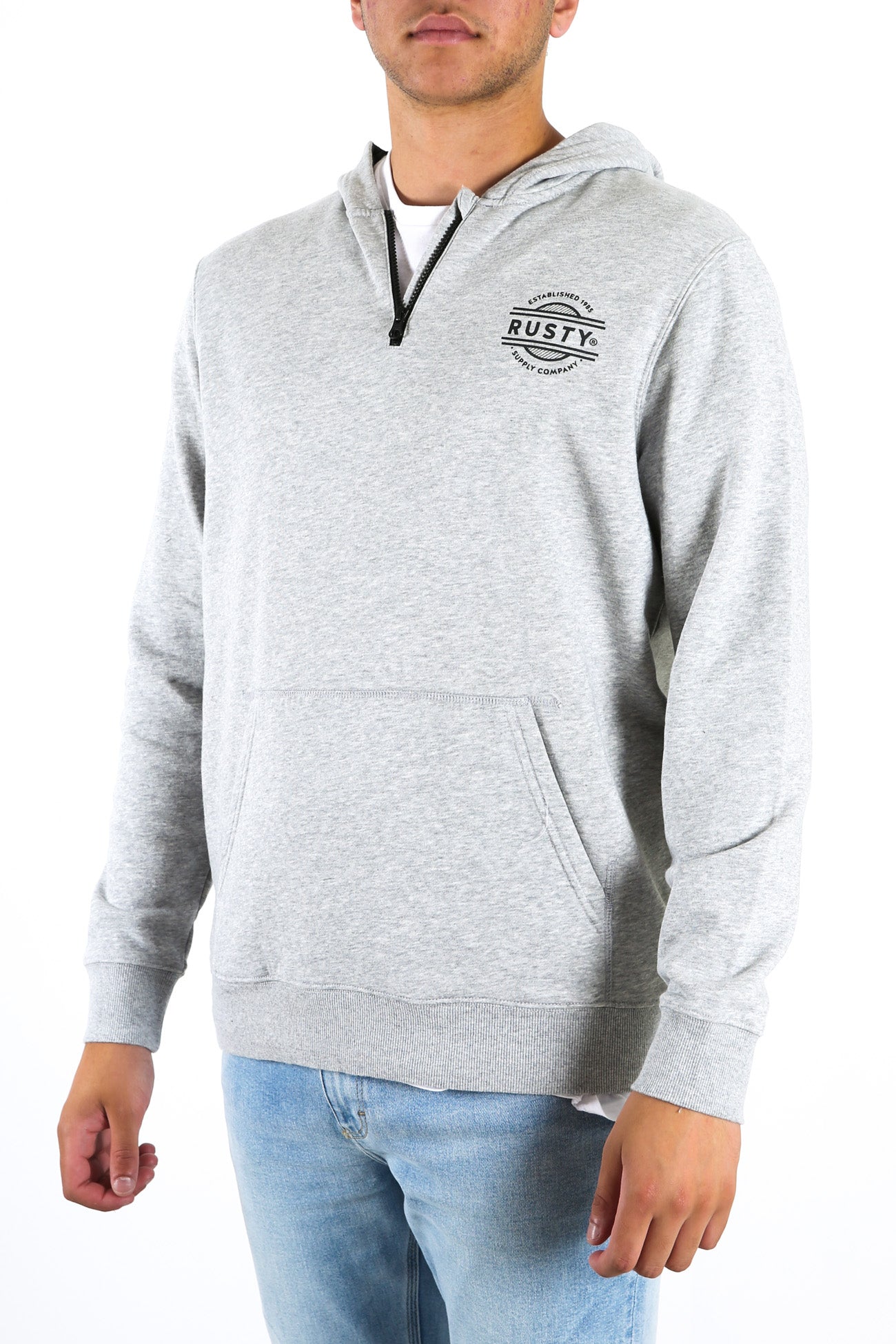 Elemental Half Zip Fleece Grey Marle