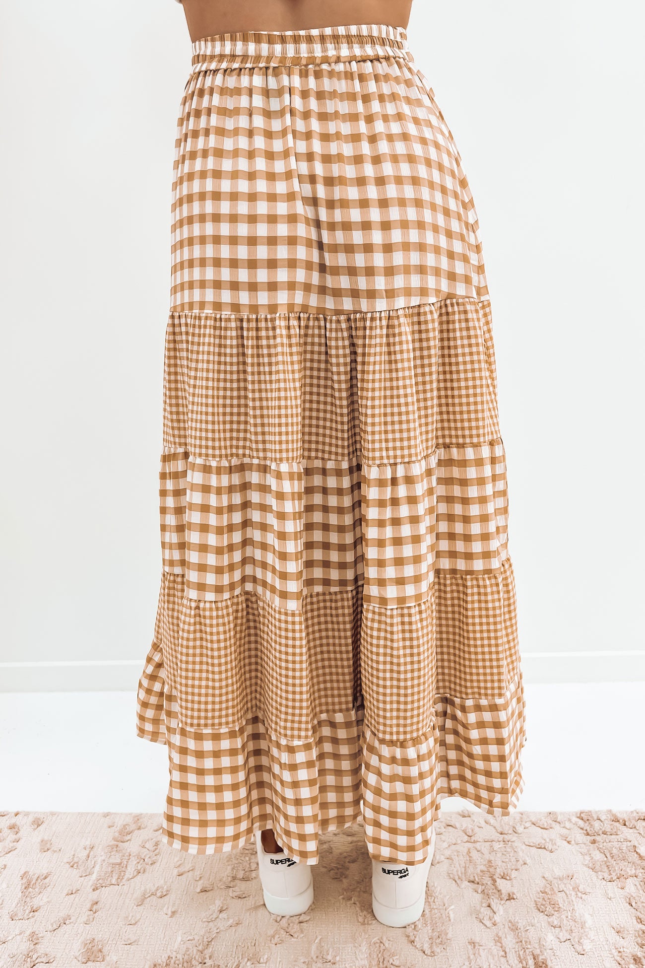 Elliana Maxi Skirt Tan