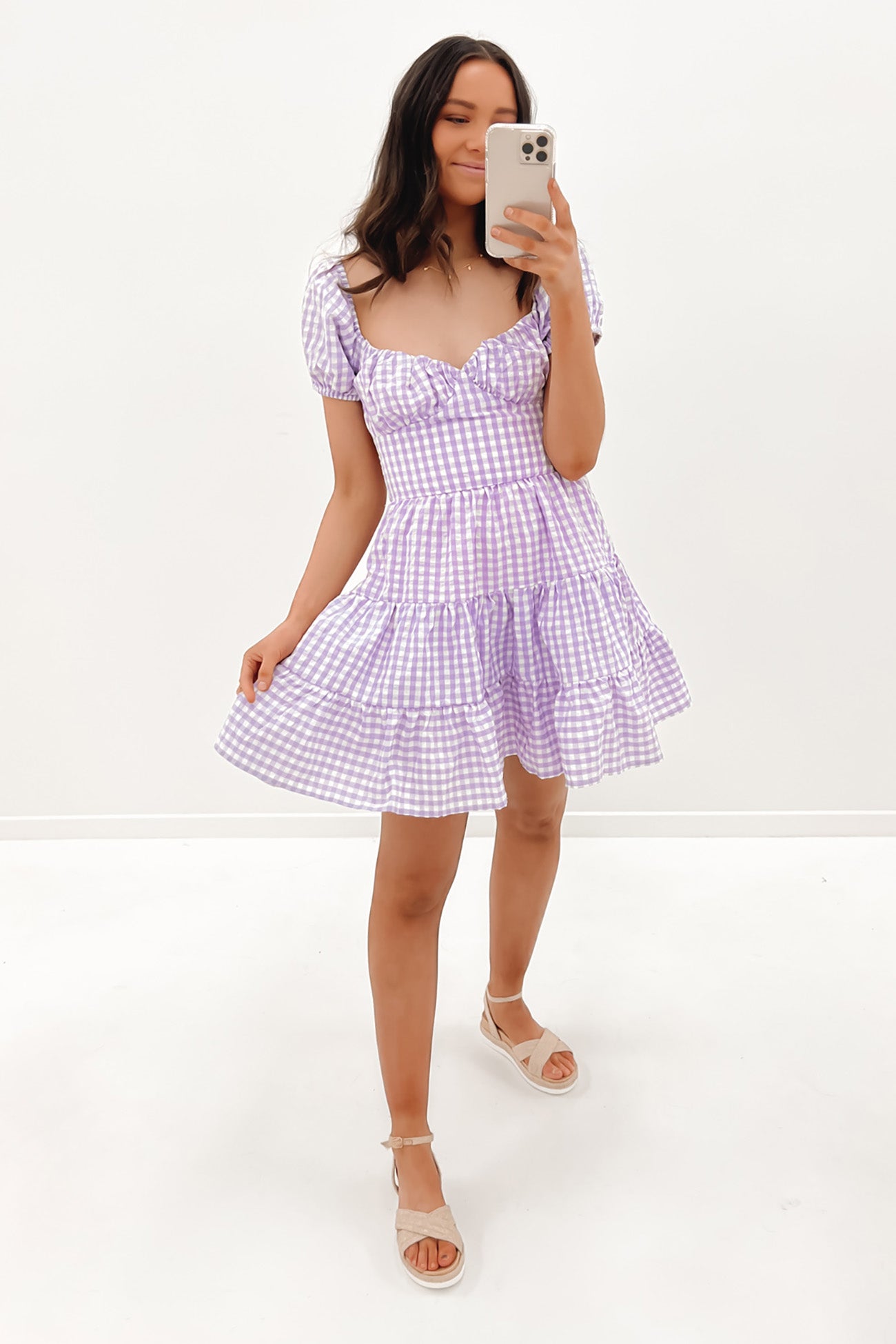 Emilia Mini Dress Purple