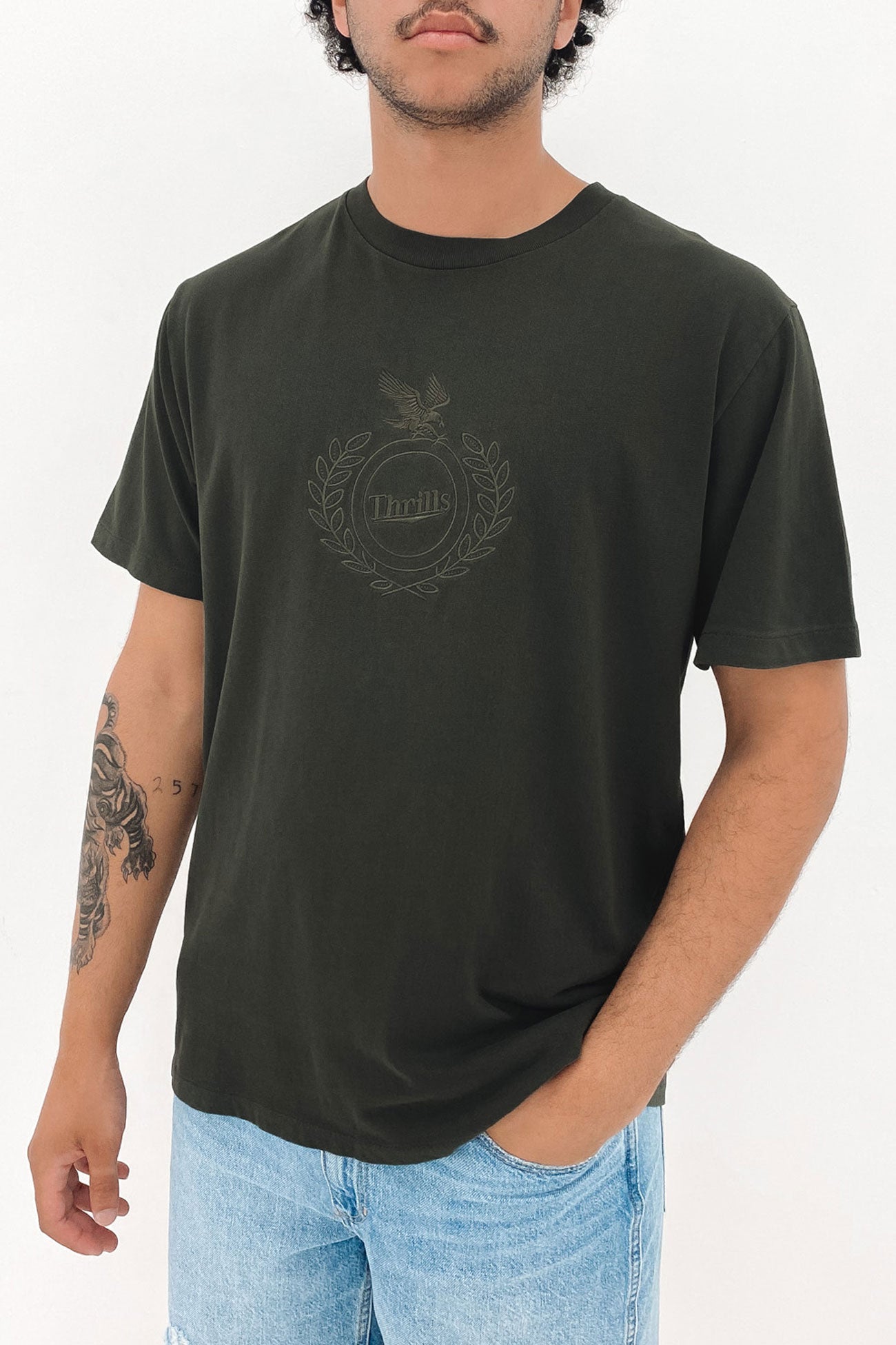 Engineered For Speed Merch Fit Tee Oil Green