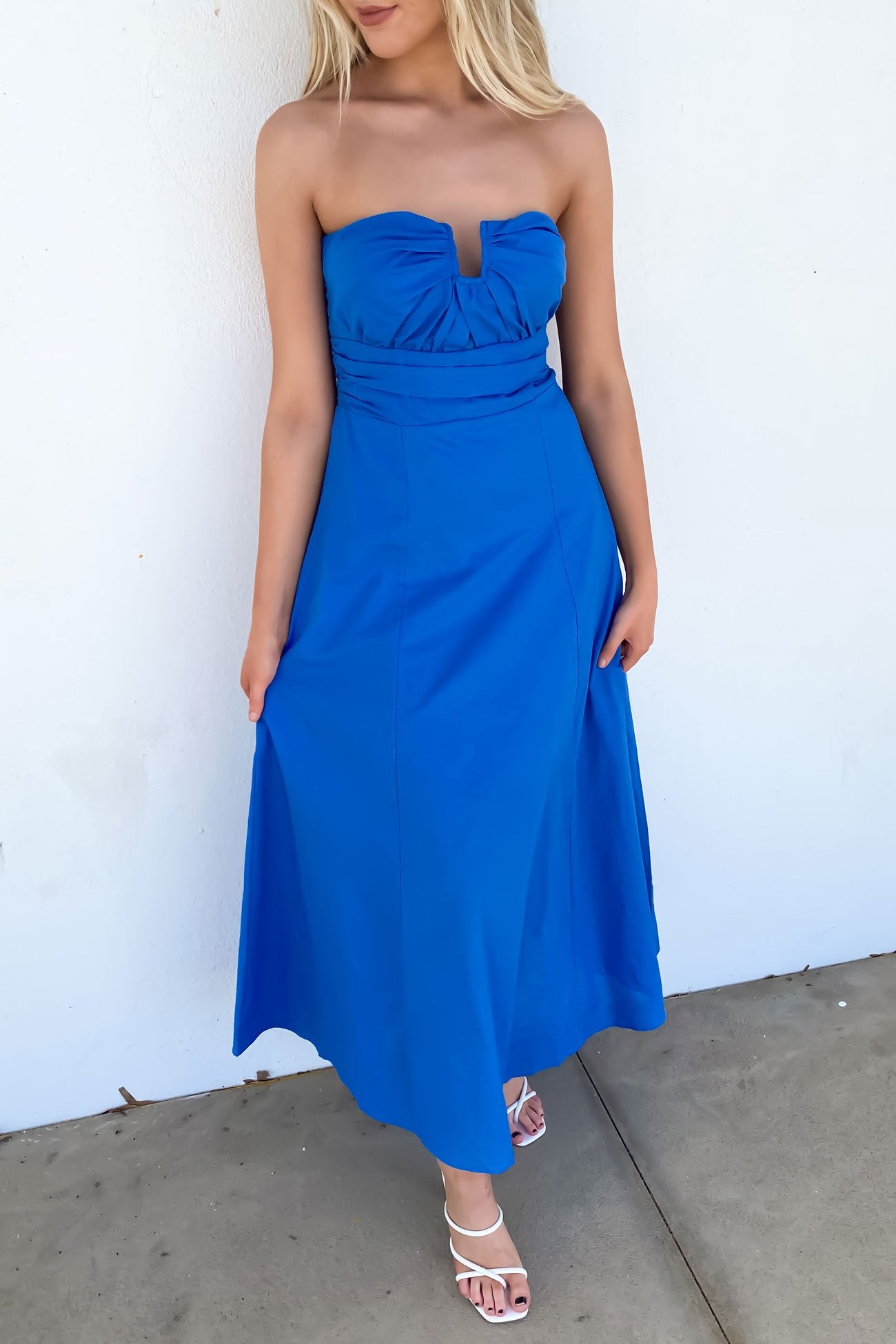 Enya Maxi Dress Blue