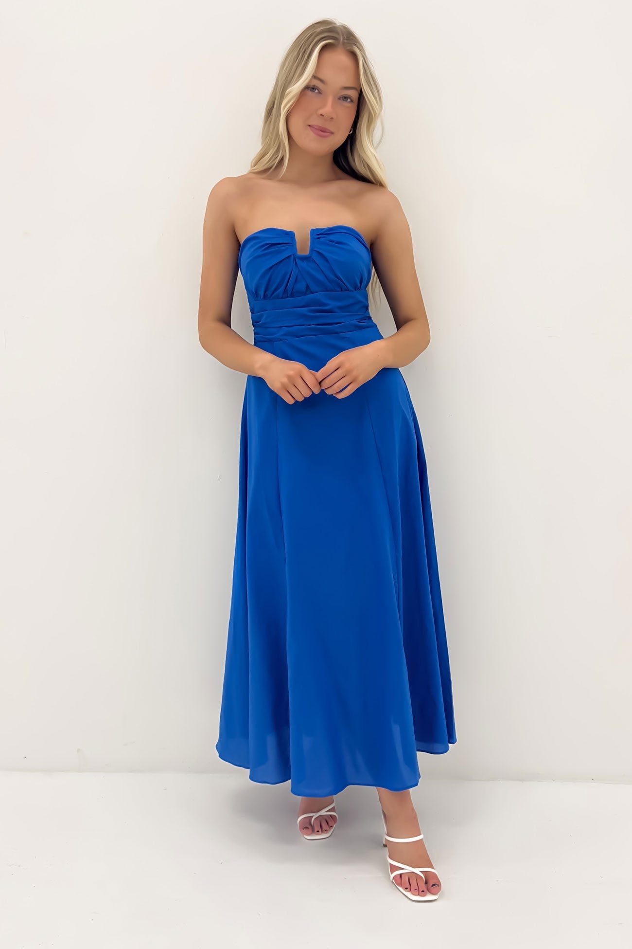 Enya Maxi Dress Blue