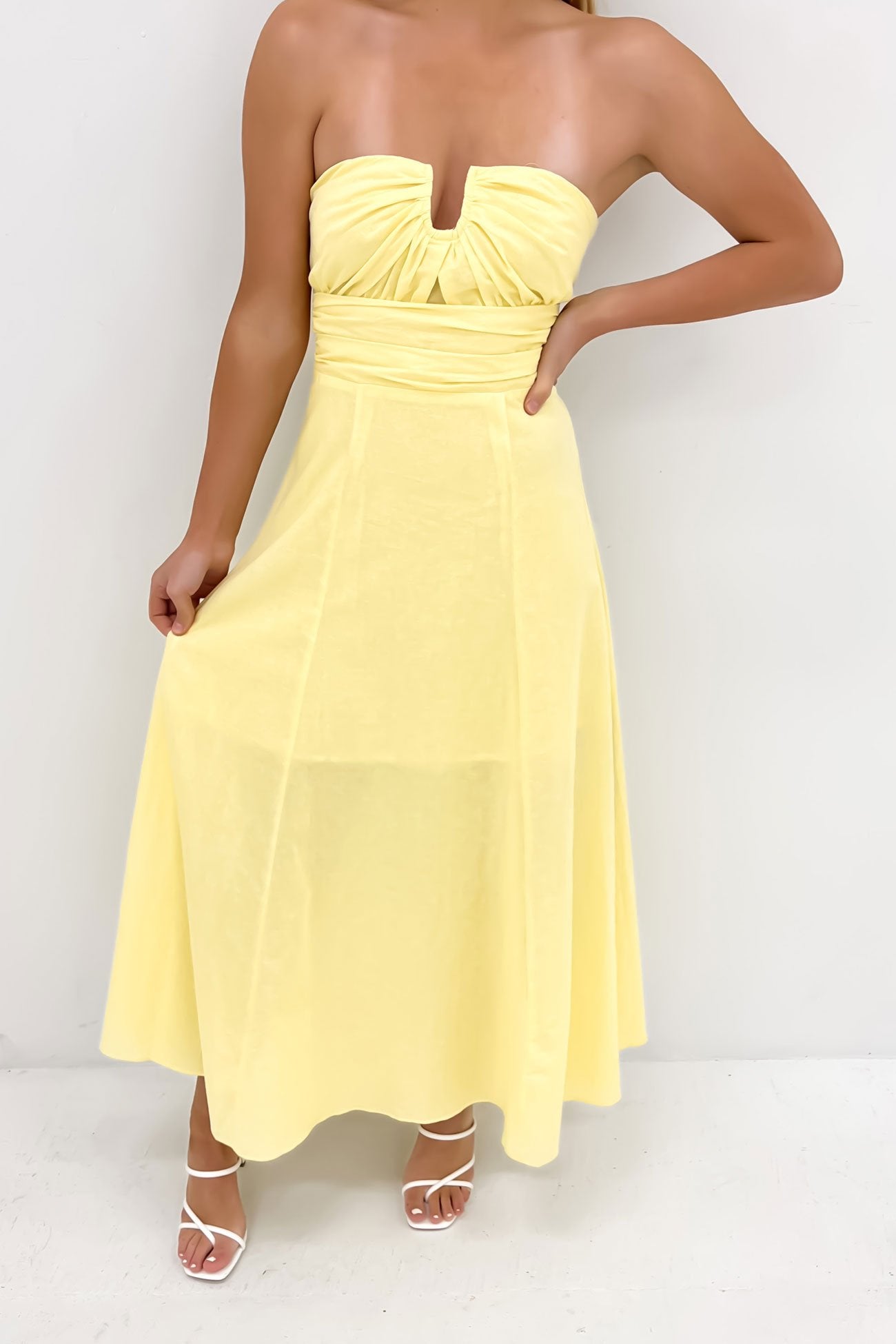 Enya Maxi Dress Yellow