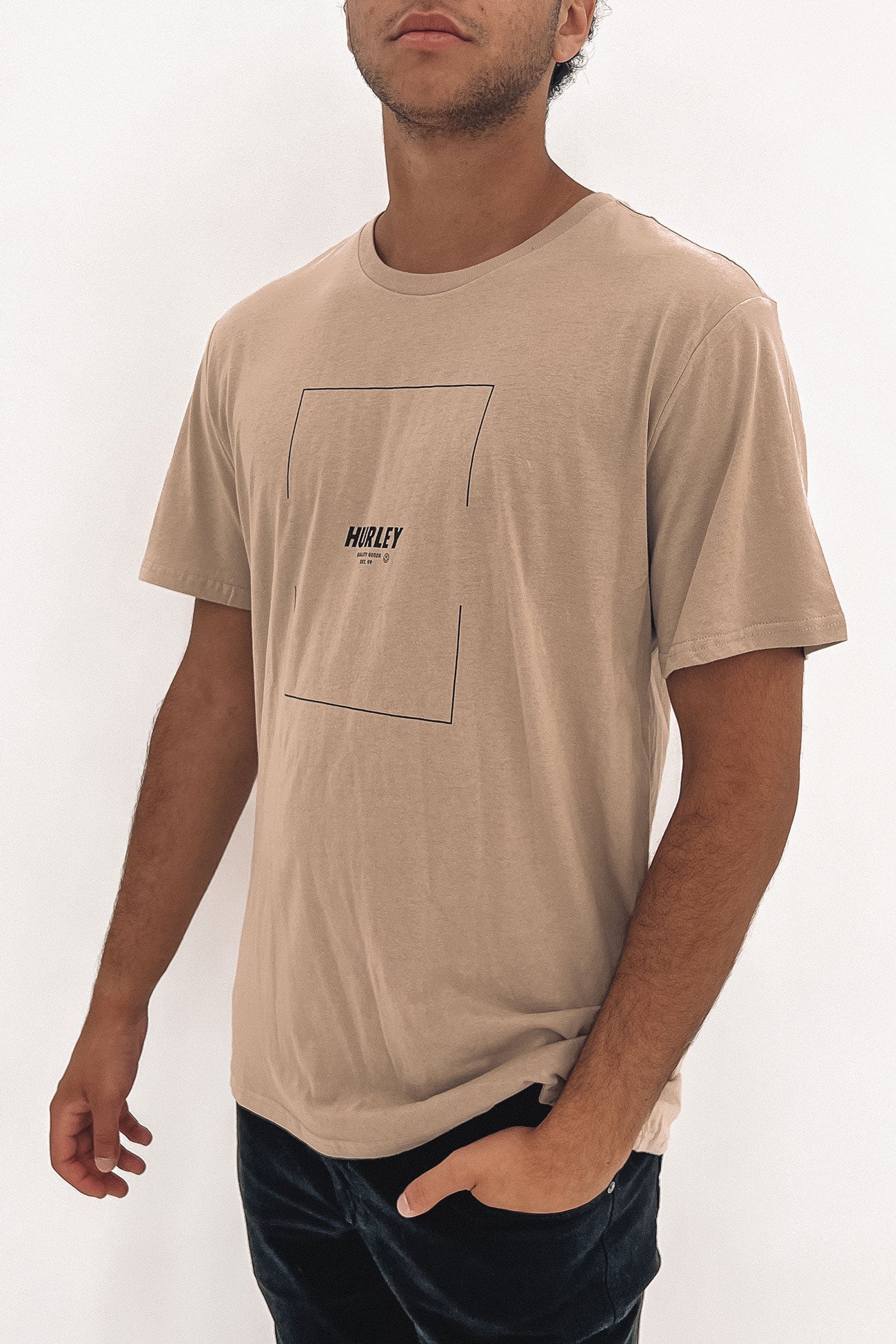 Everyday Washed Broken Box Tee Simply Taupe