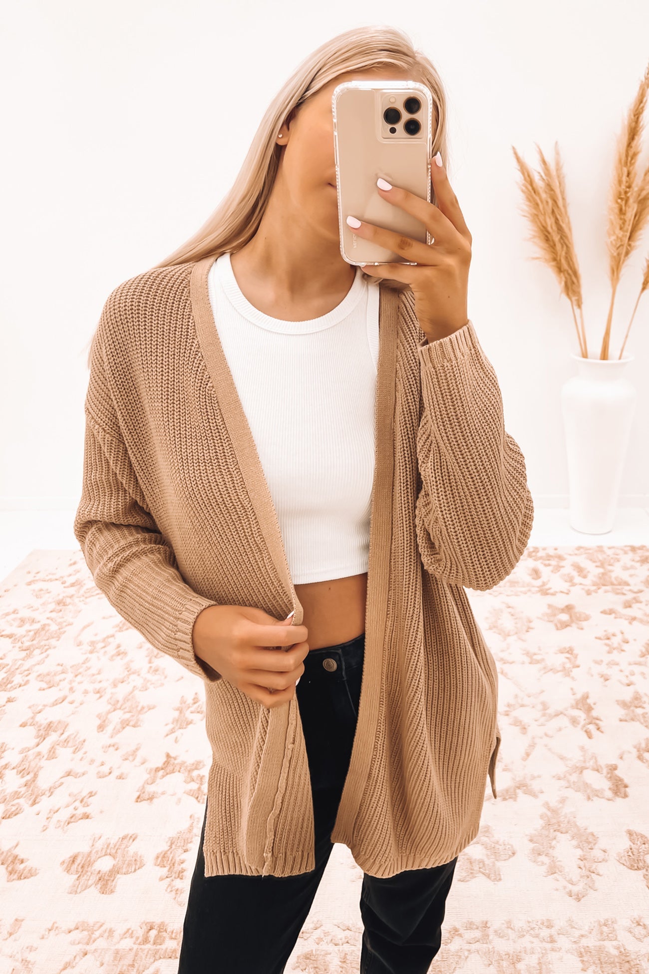 Everyday Knit Cardi Oatmeal