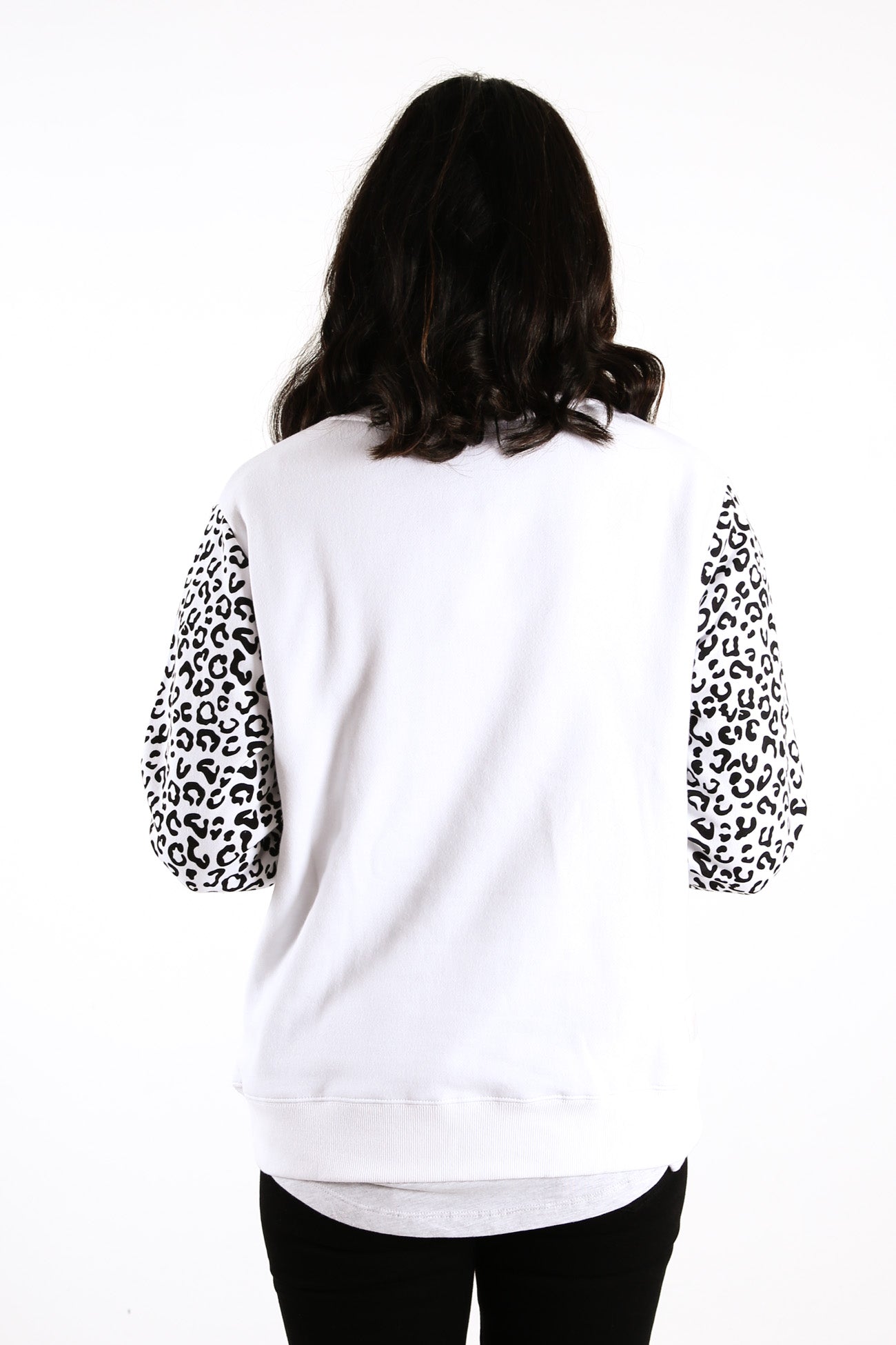 Exclusive Crew Snow Leopard White