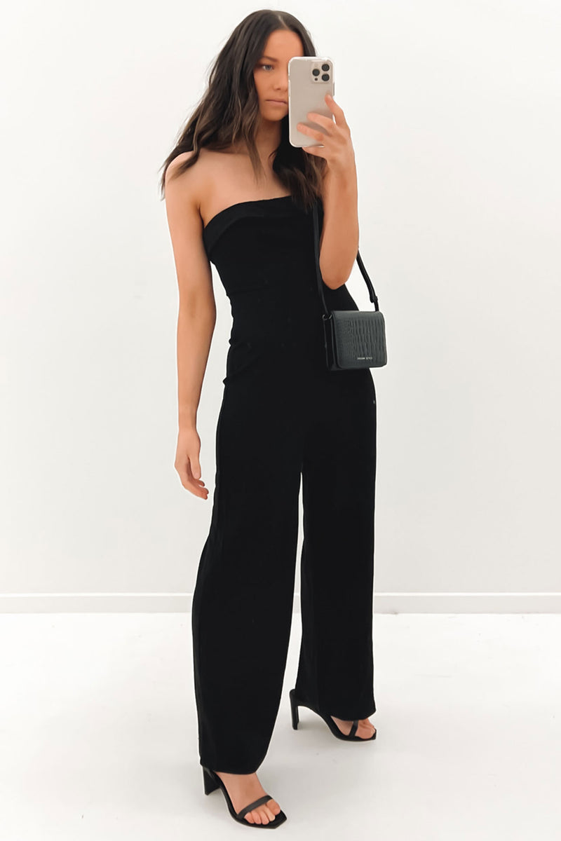 Felix Jumpsuit Black Jean Jail