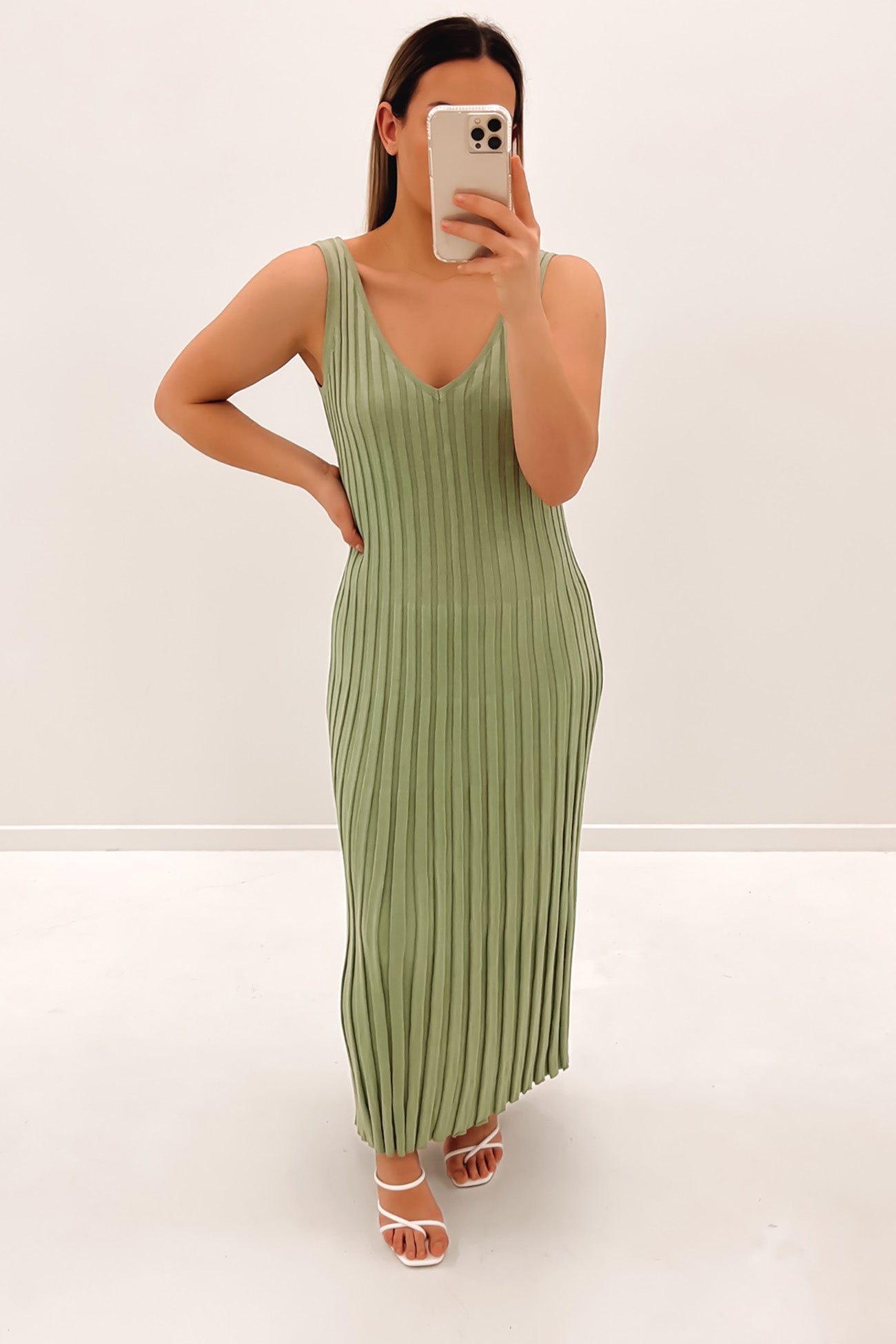 Finn Midi Dress Sage