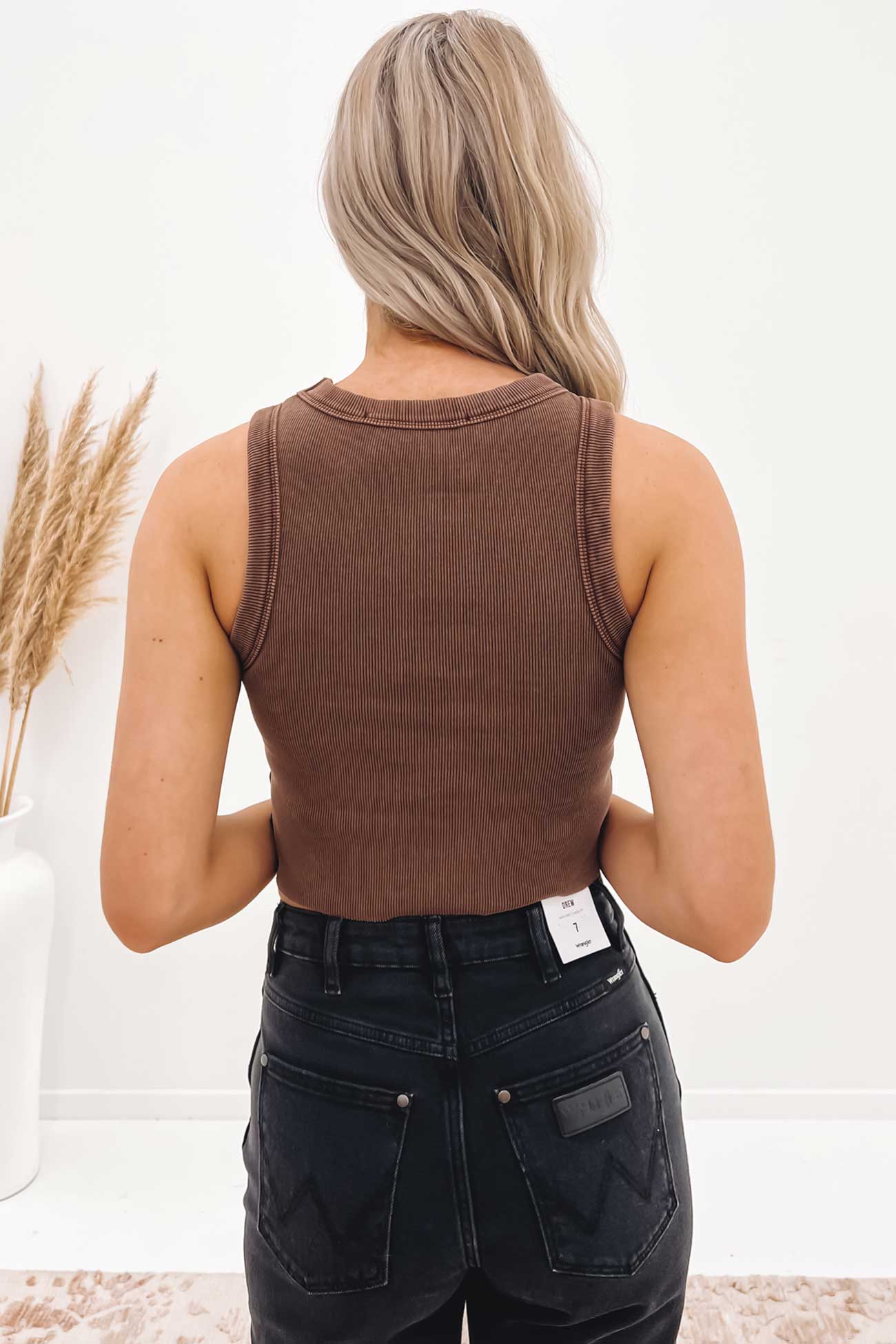 Flare Tank Brown