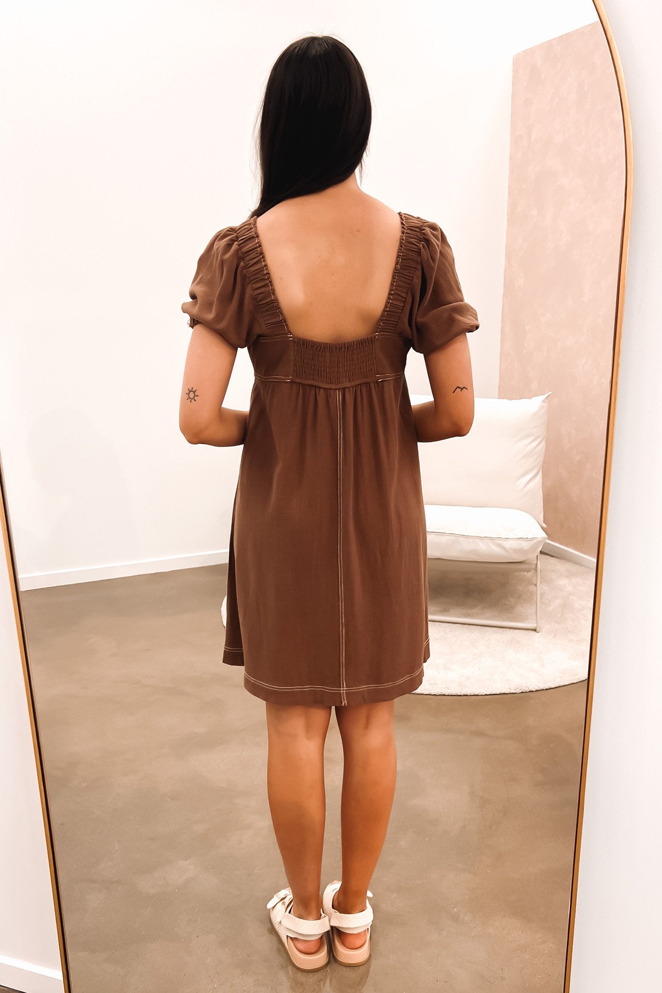 Florence Dress Chocolate