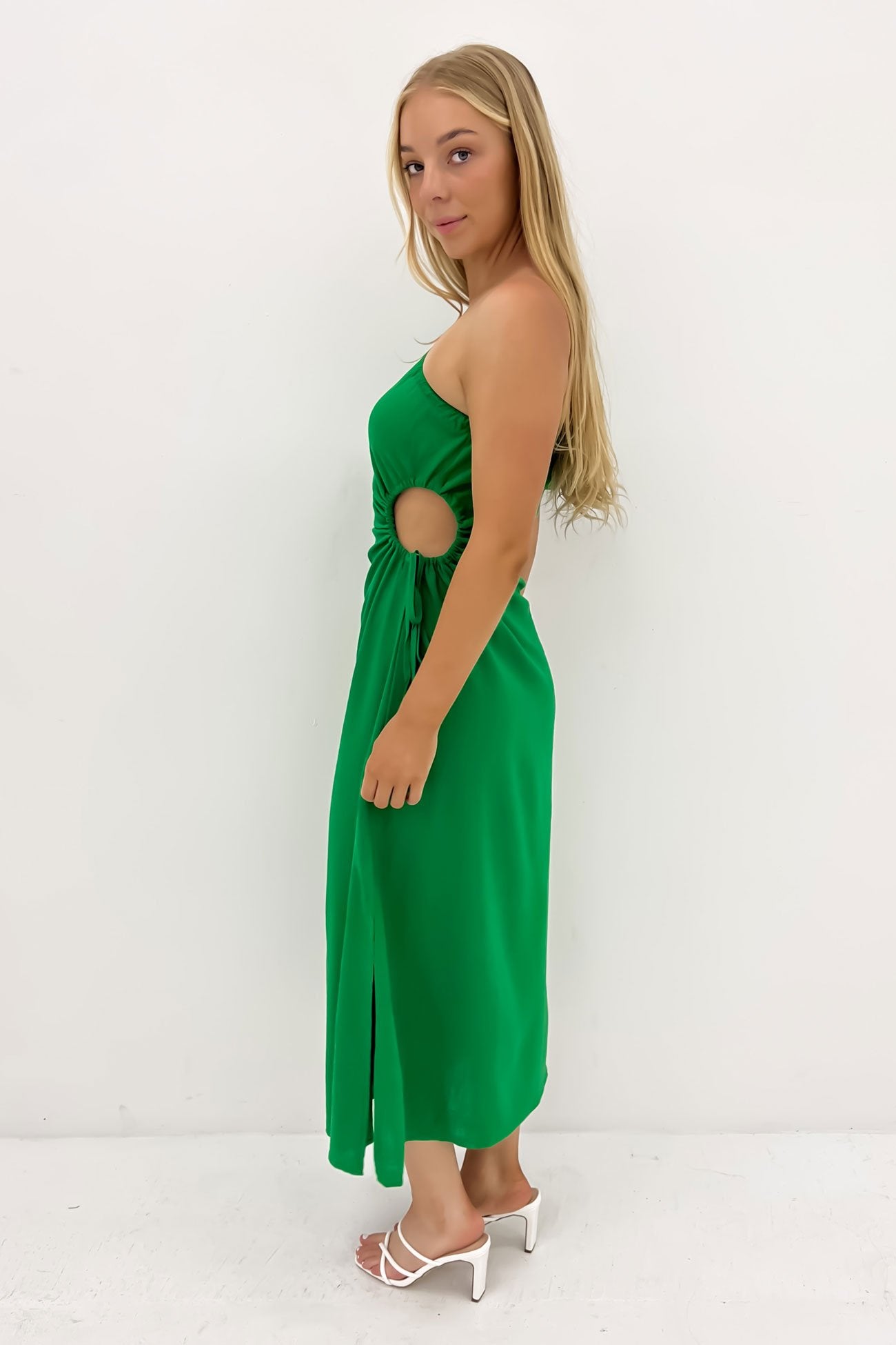 Fox Midi Dress Green