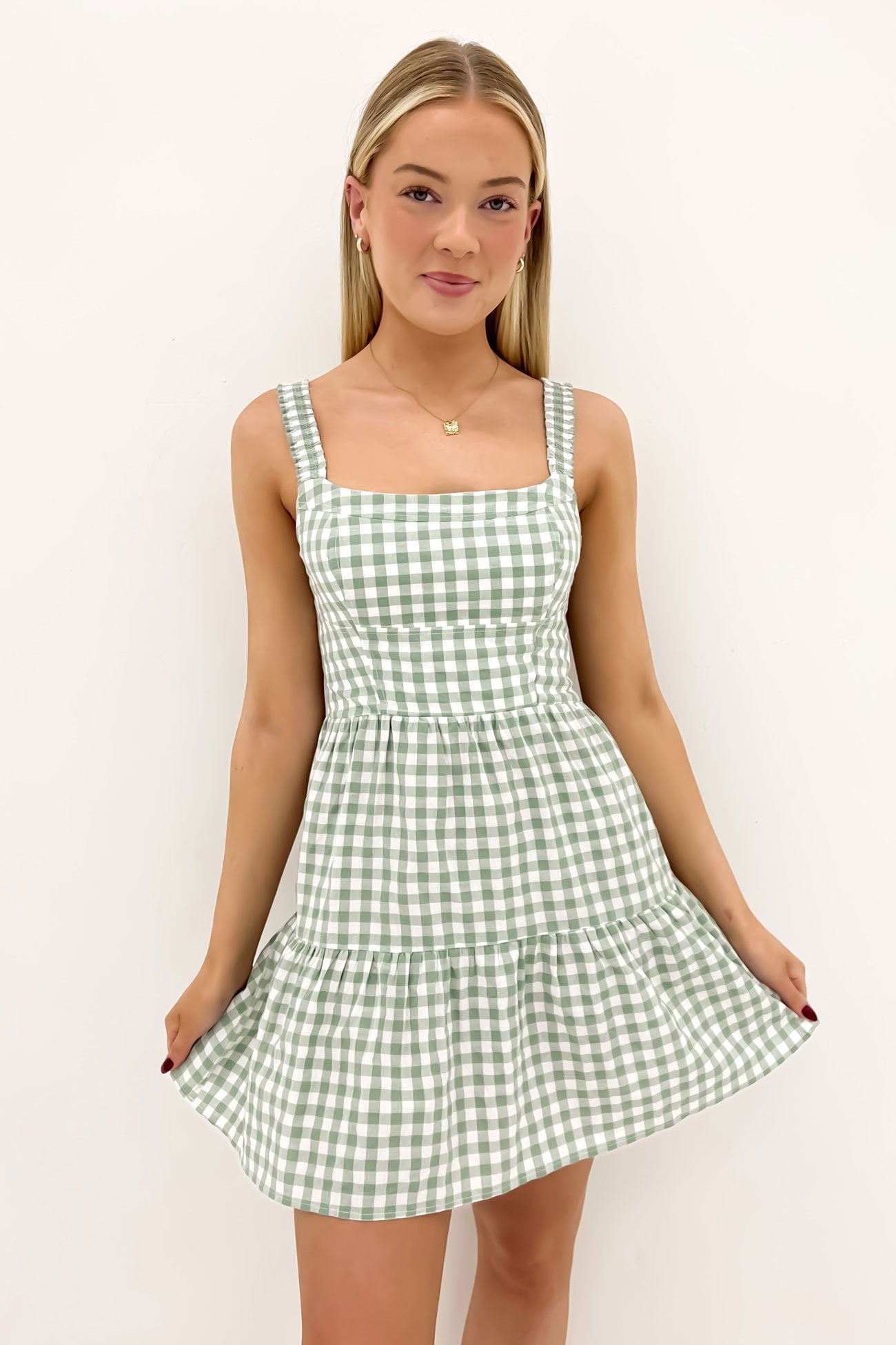 Frankie Mini Dress Sage