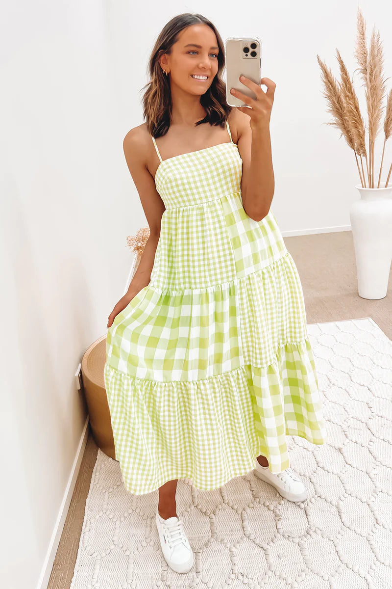 Frankie Midi Dress Green