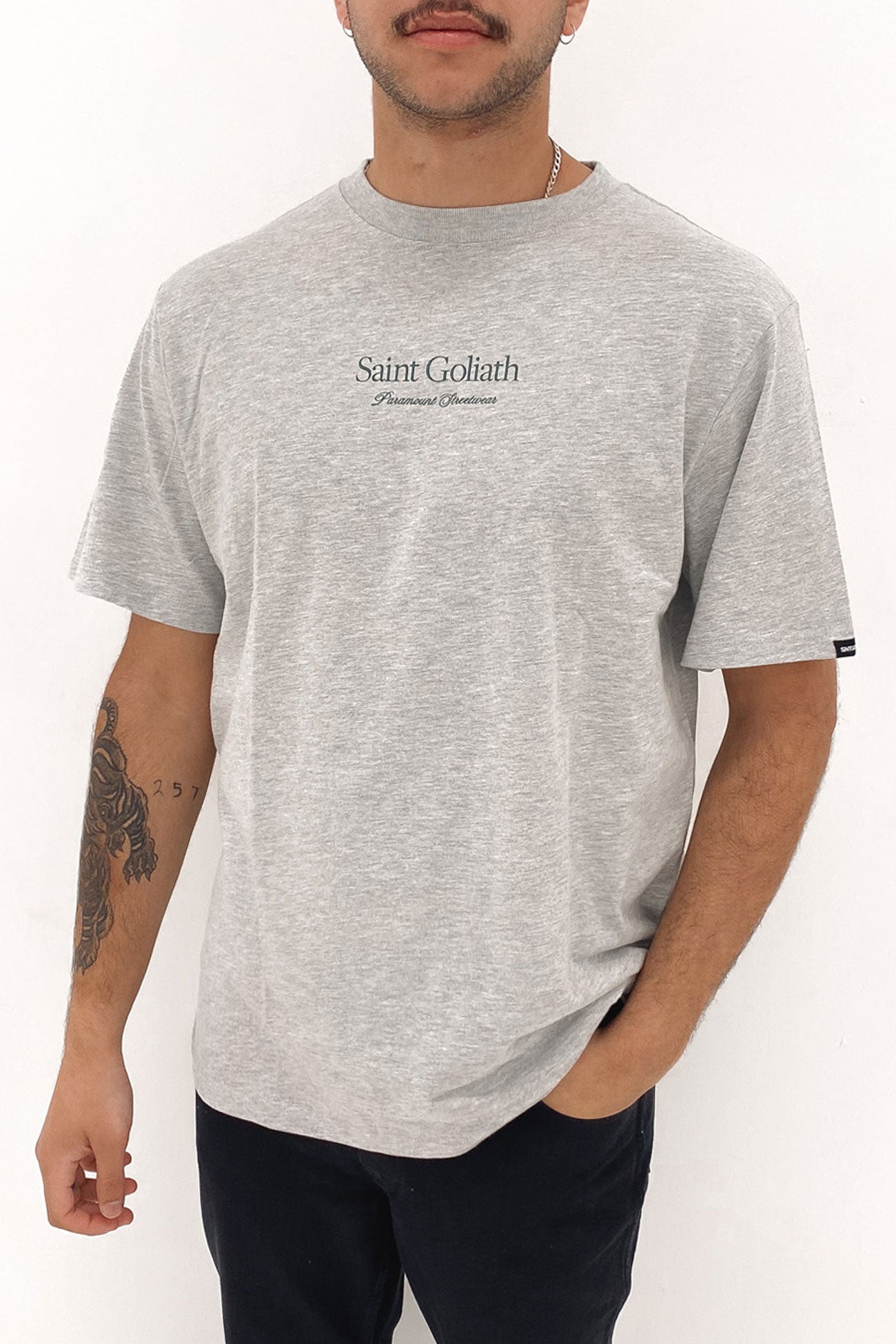 Freight Tee Grey Marle