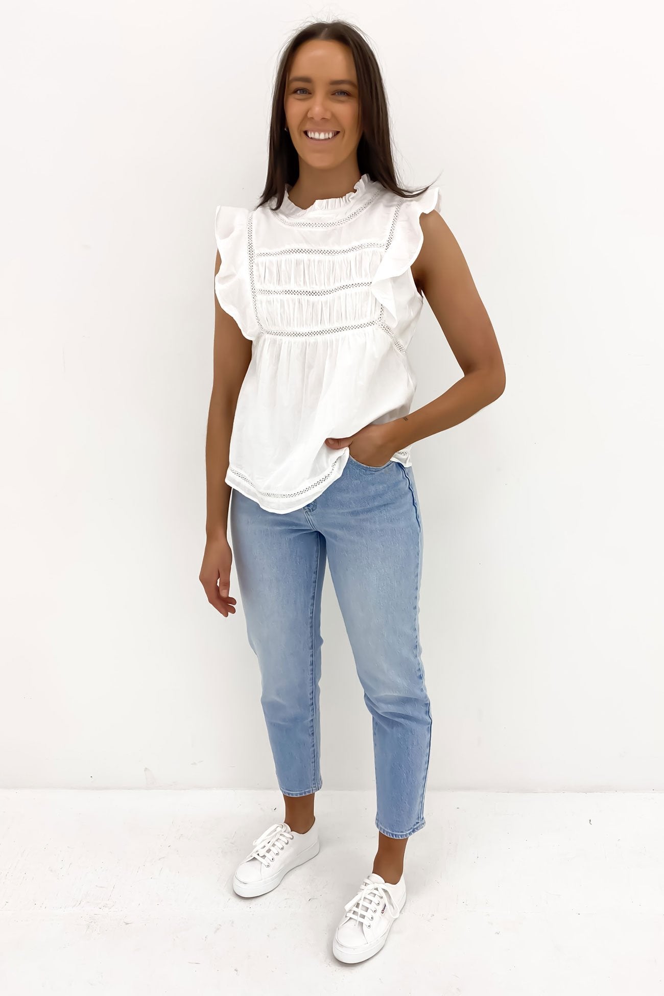 Freya Top White