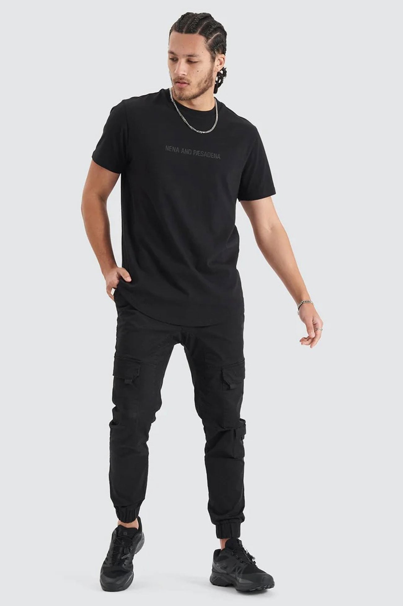 Friction Dual Curved Tee Jet Black