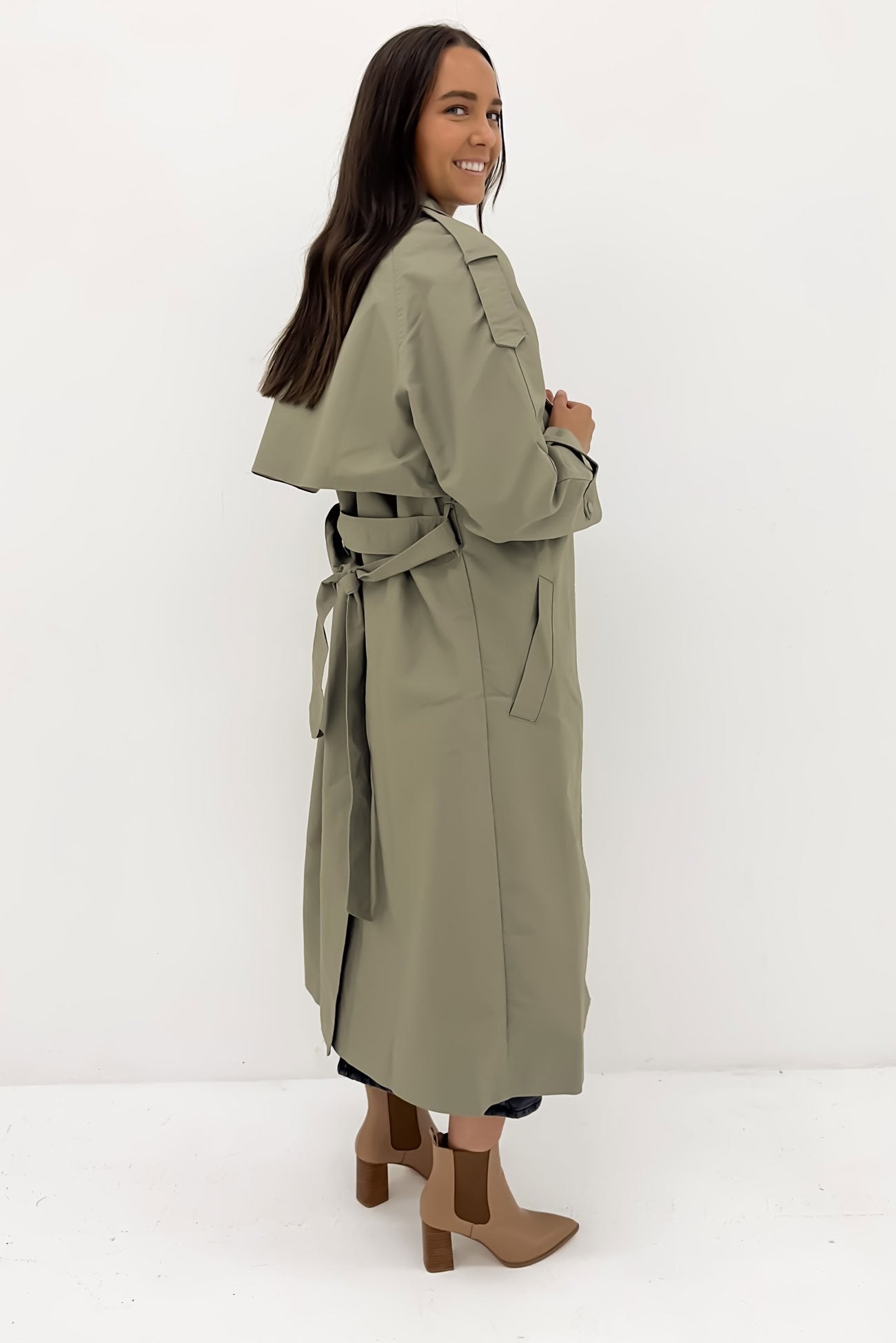 Frieda Trench Pewter