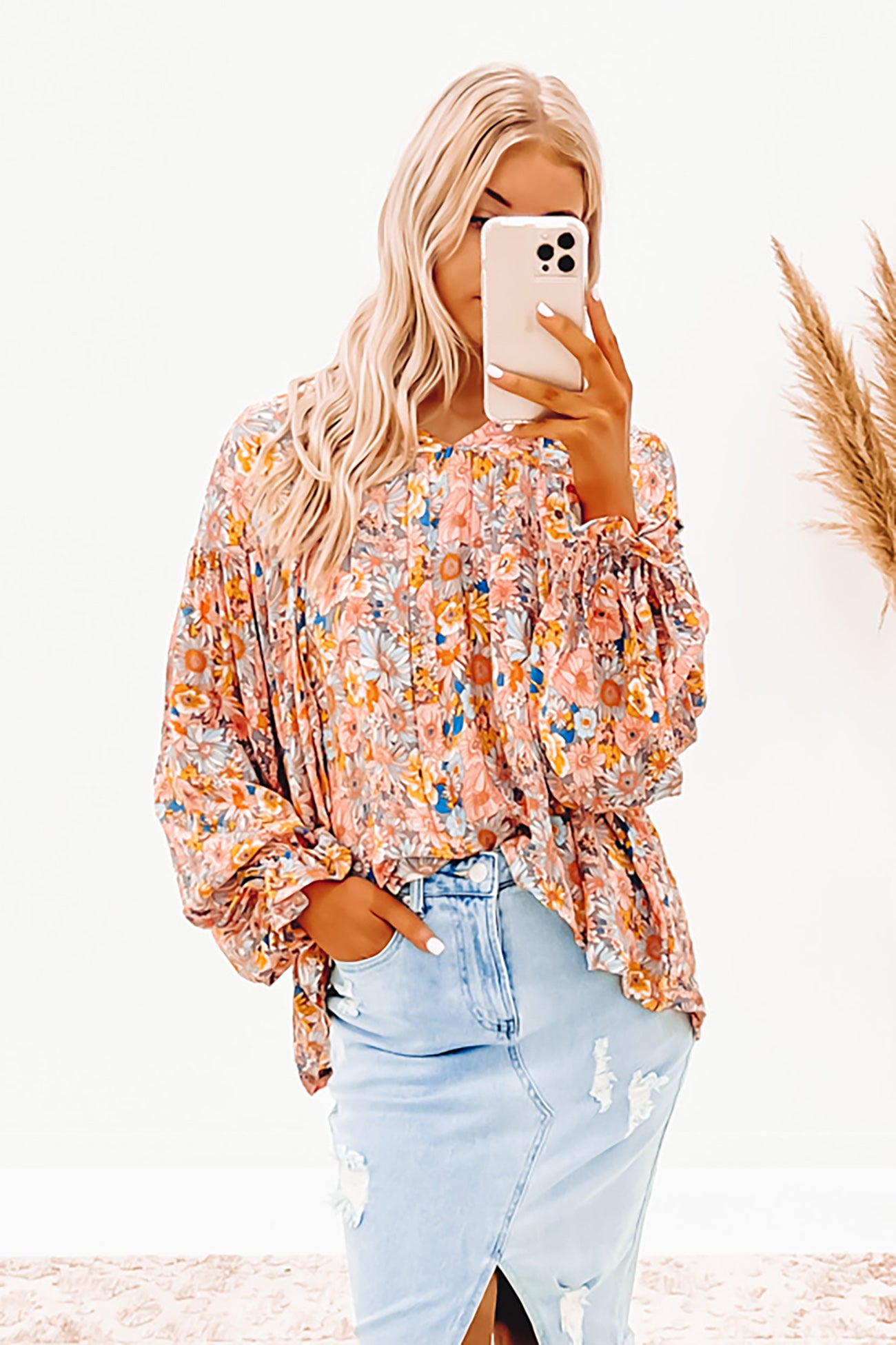 Gabby Top Pastel Floral