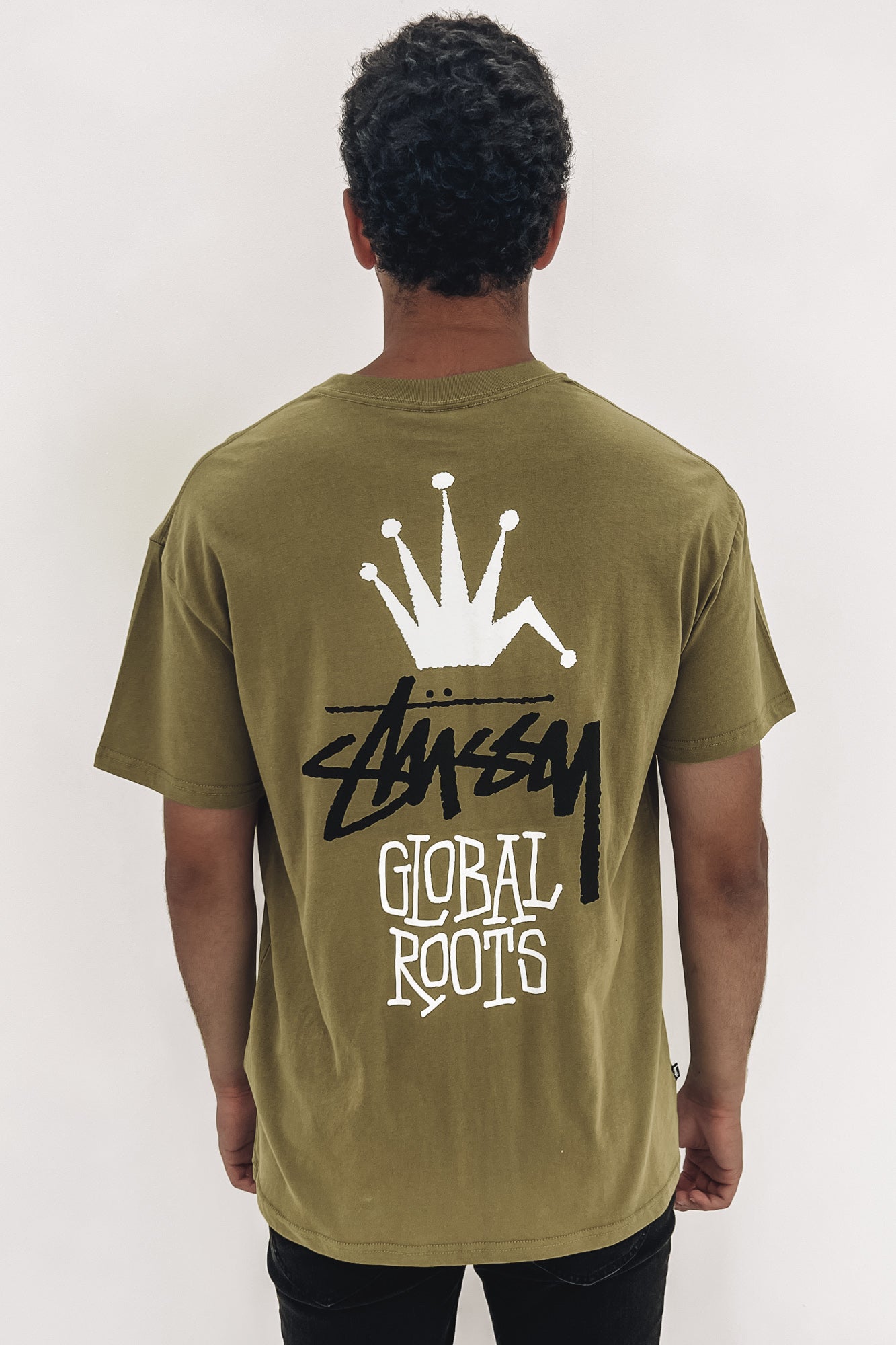 Global Roots 50/50 Short Sleeve Tee Dusty Khaki