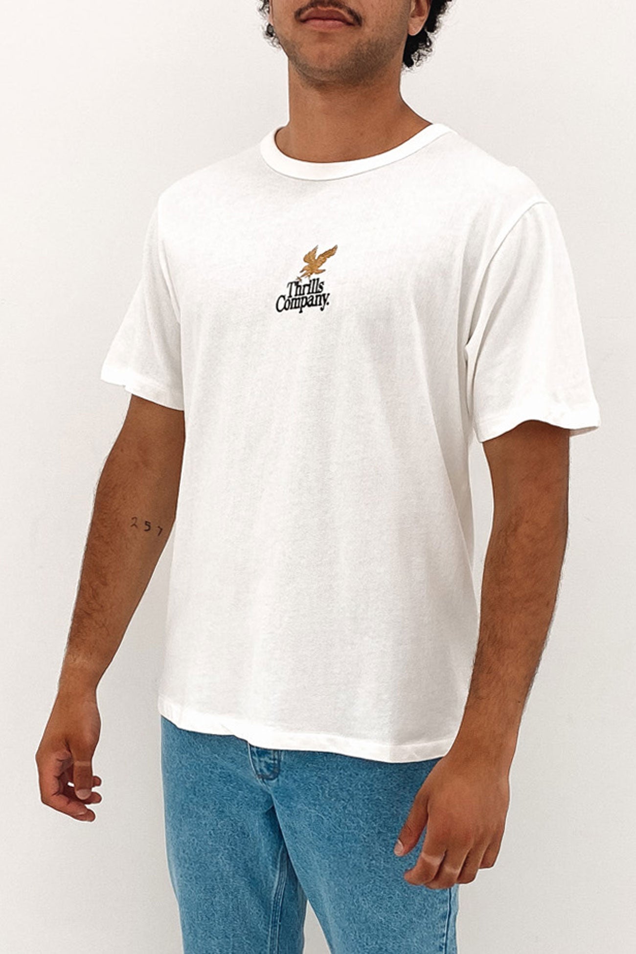 Golden Talons Merch Fit Tee Dirty White