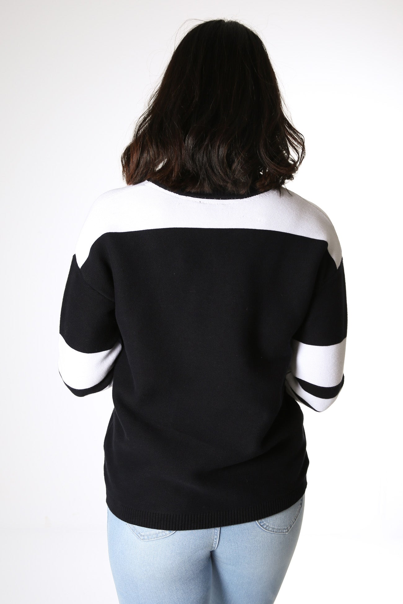 Grace Knit Crew Black