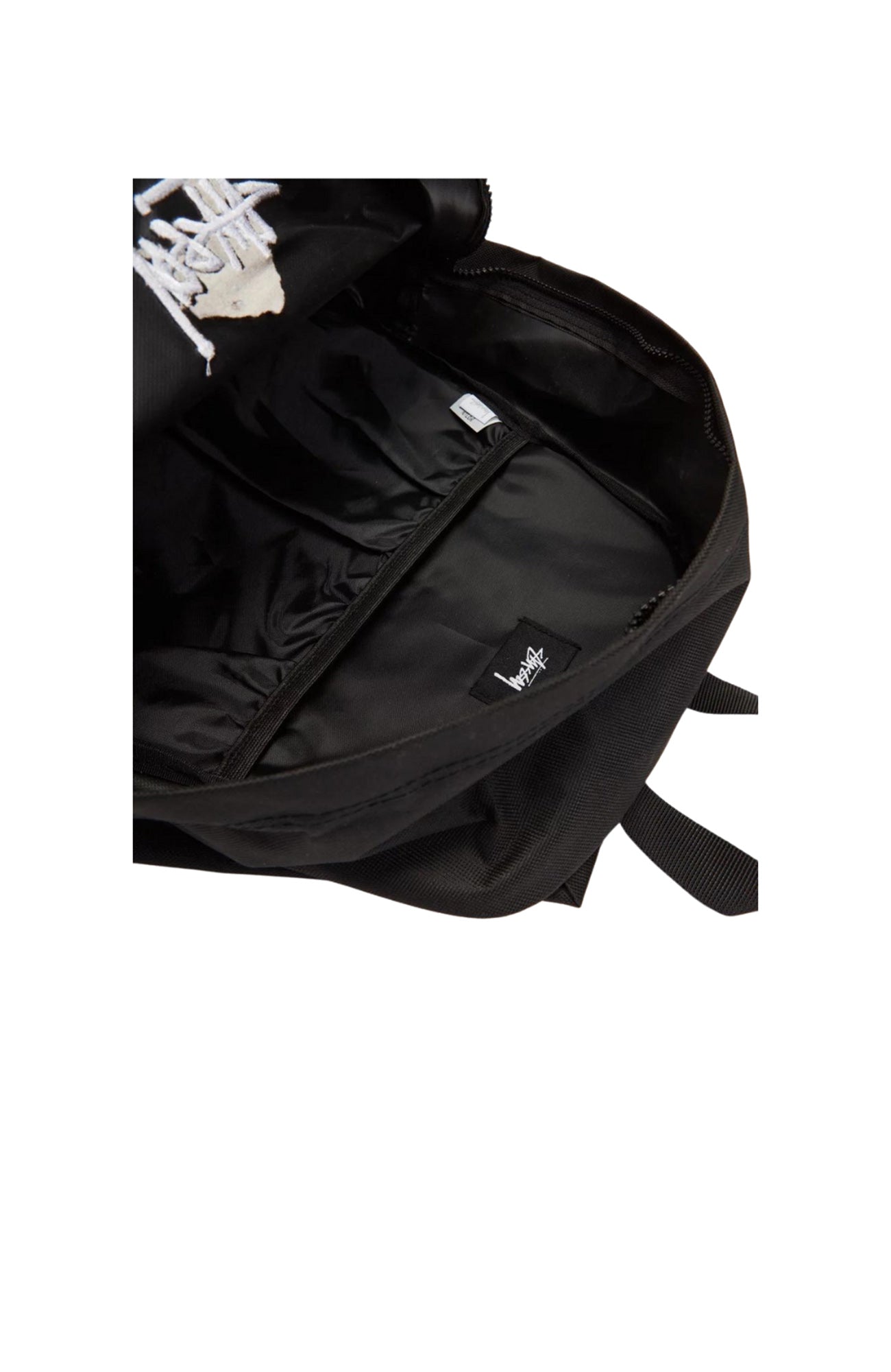 Graffiti Canvas Backpack Black