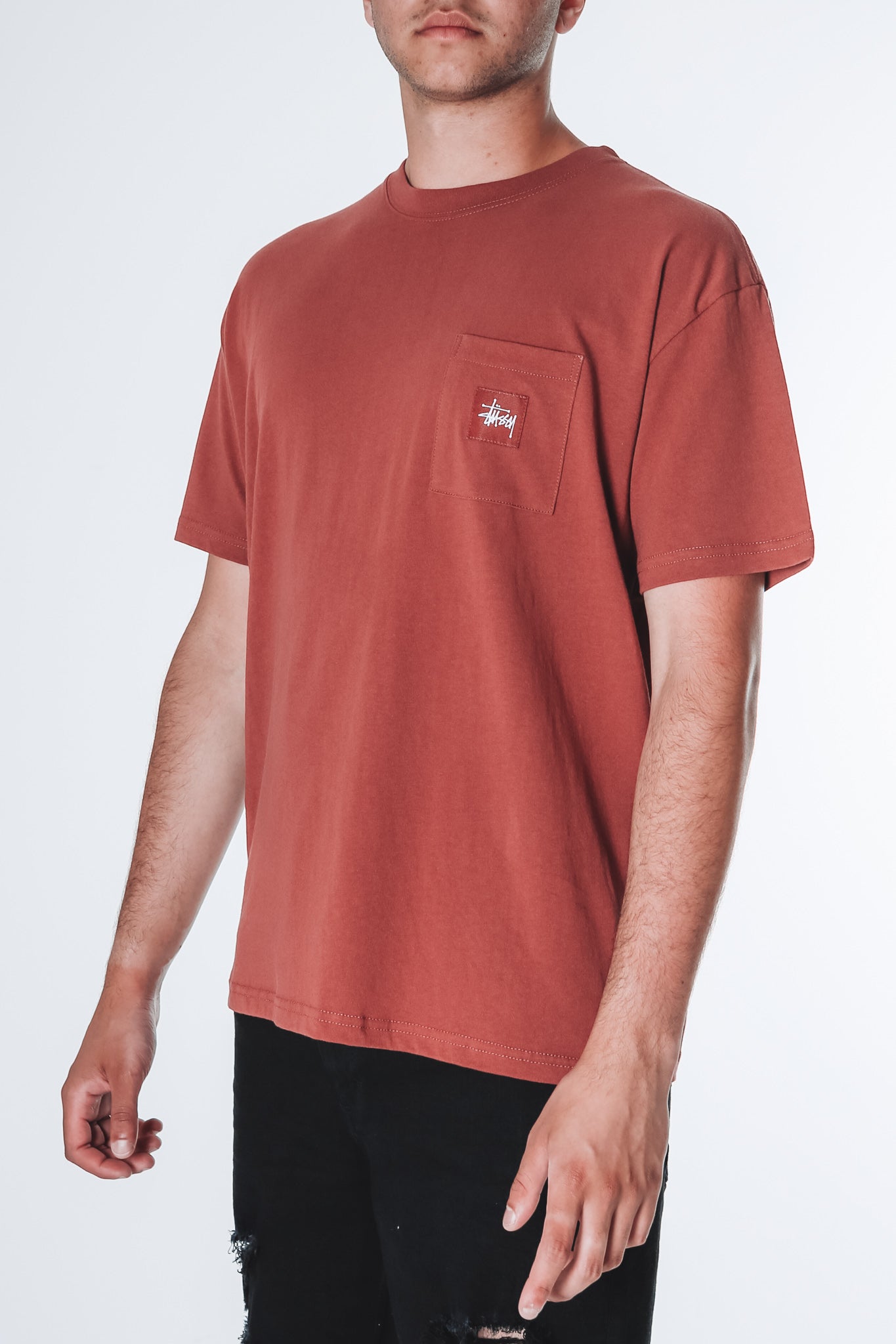 Graffiti Label Short Sleeve Tee Mocca