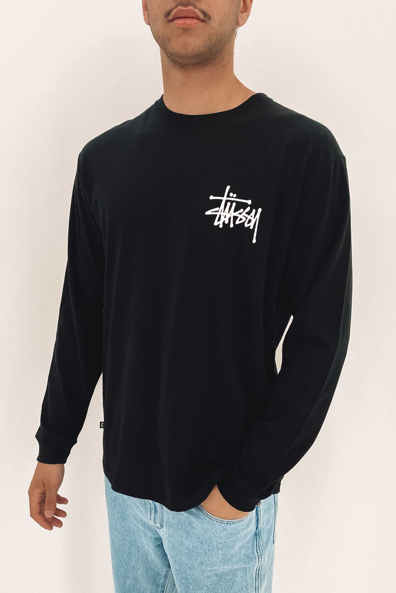 Graffiti Long Sleeve Tee Black