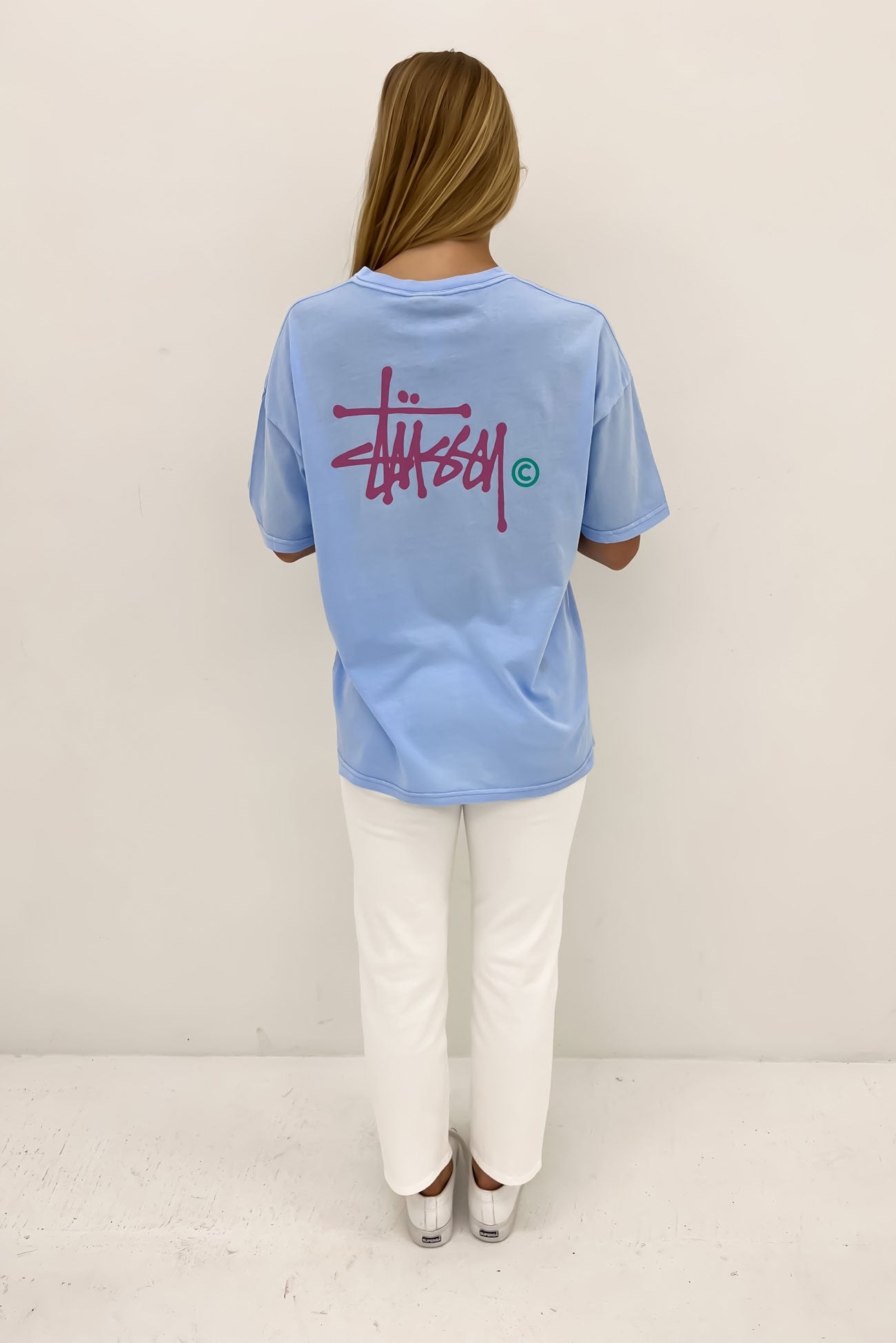 Graffiti Pigment Relaxed Tee Pigment Sky Blue