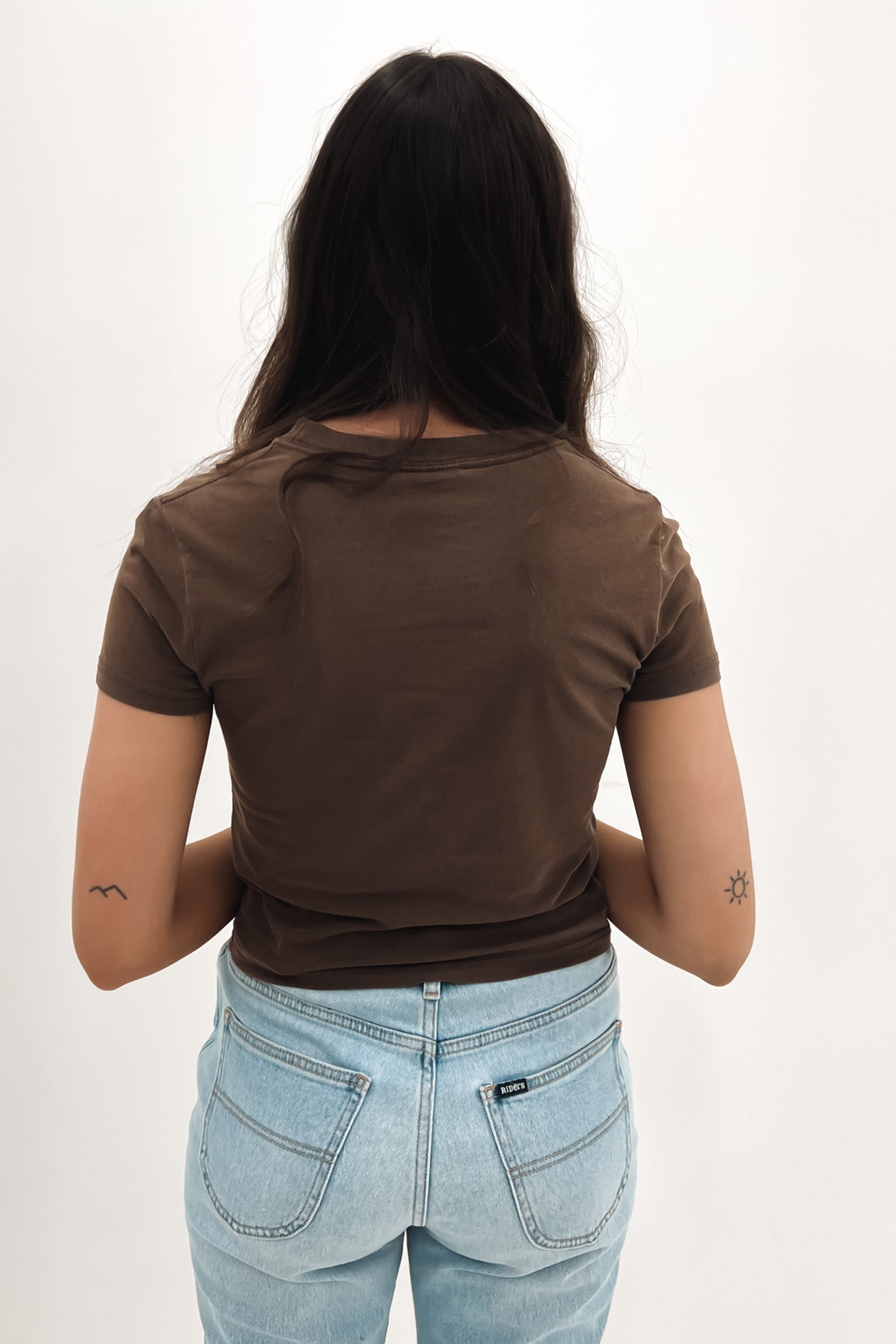 Graffiti Slim Tee Brown