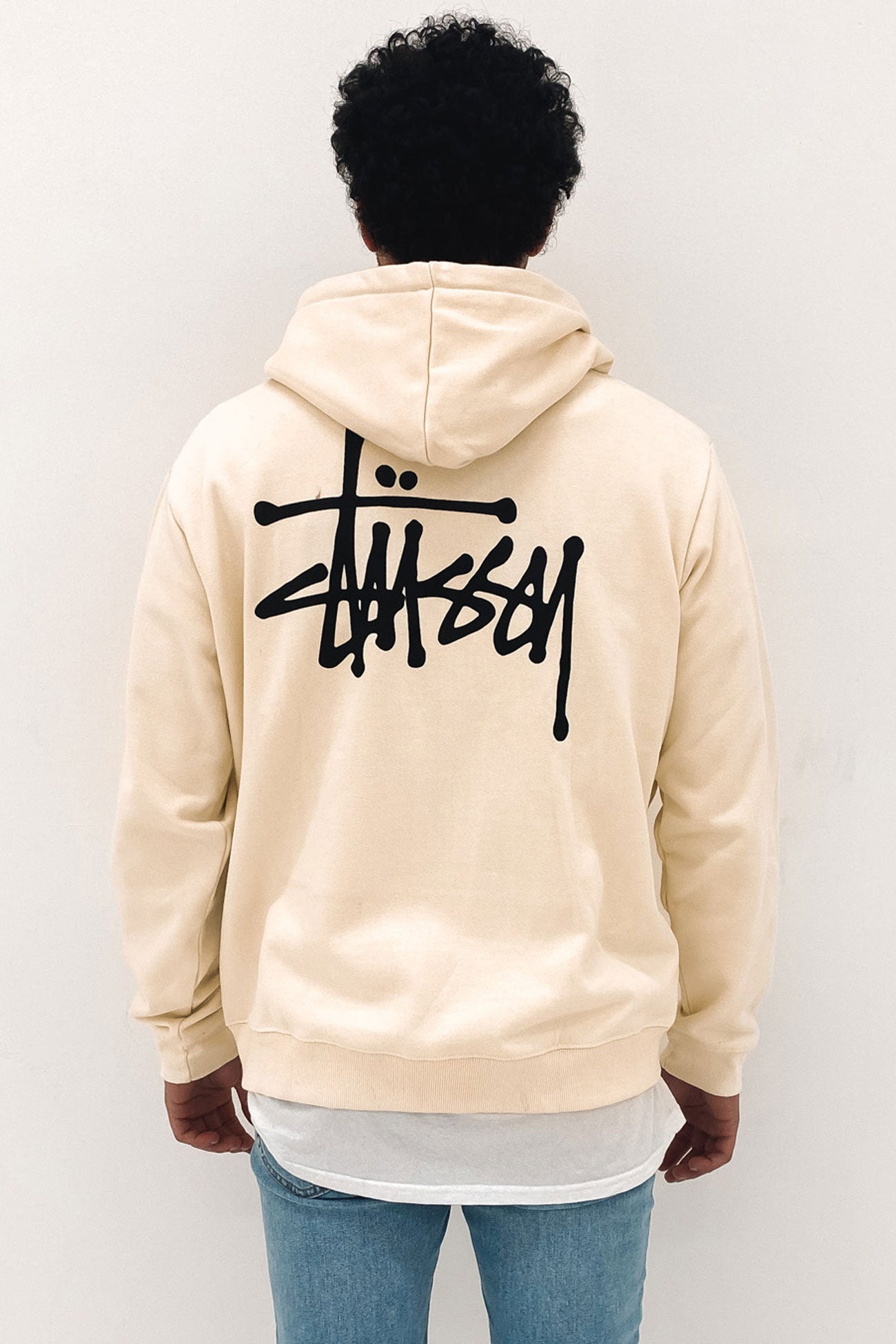 Graffiti Zip Hood Oatmeal