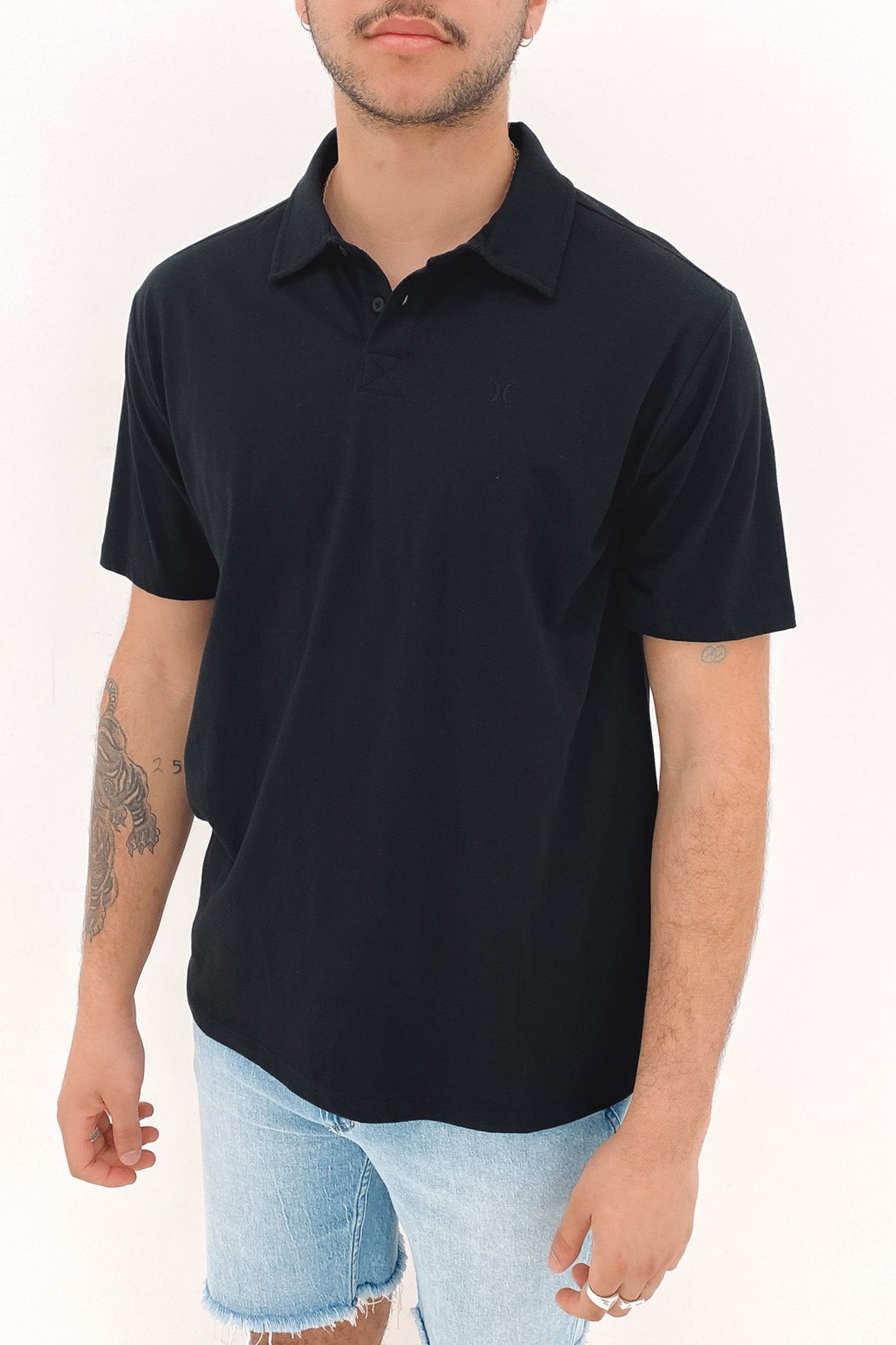 H20-Dri Ace Polo Short Sleeve Shirt Black