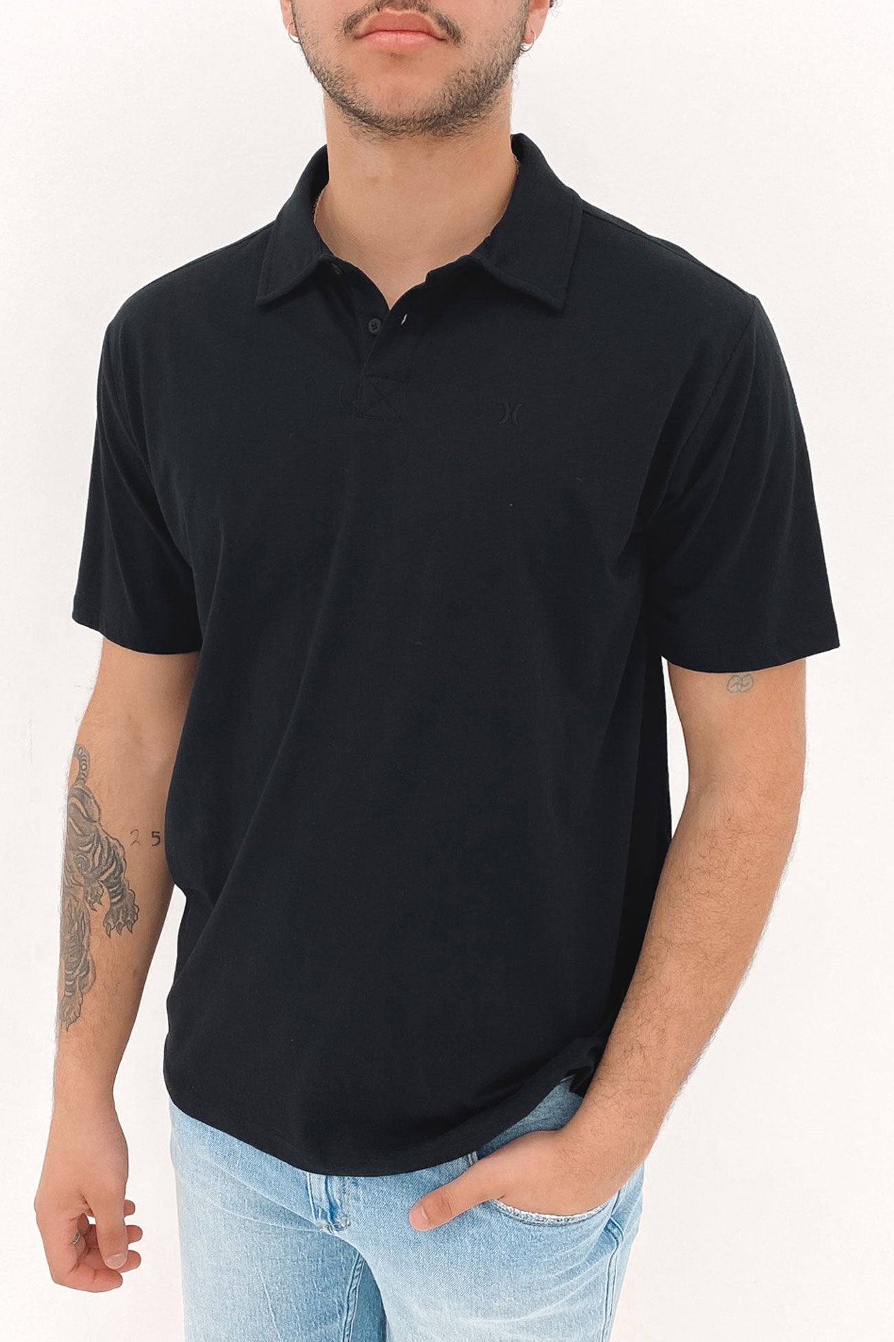 H20-Dri Ace Polo Short Sleeve Shirt Black