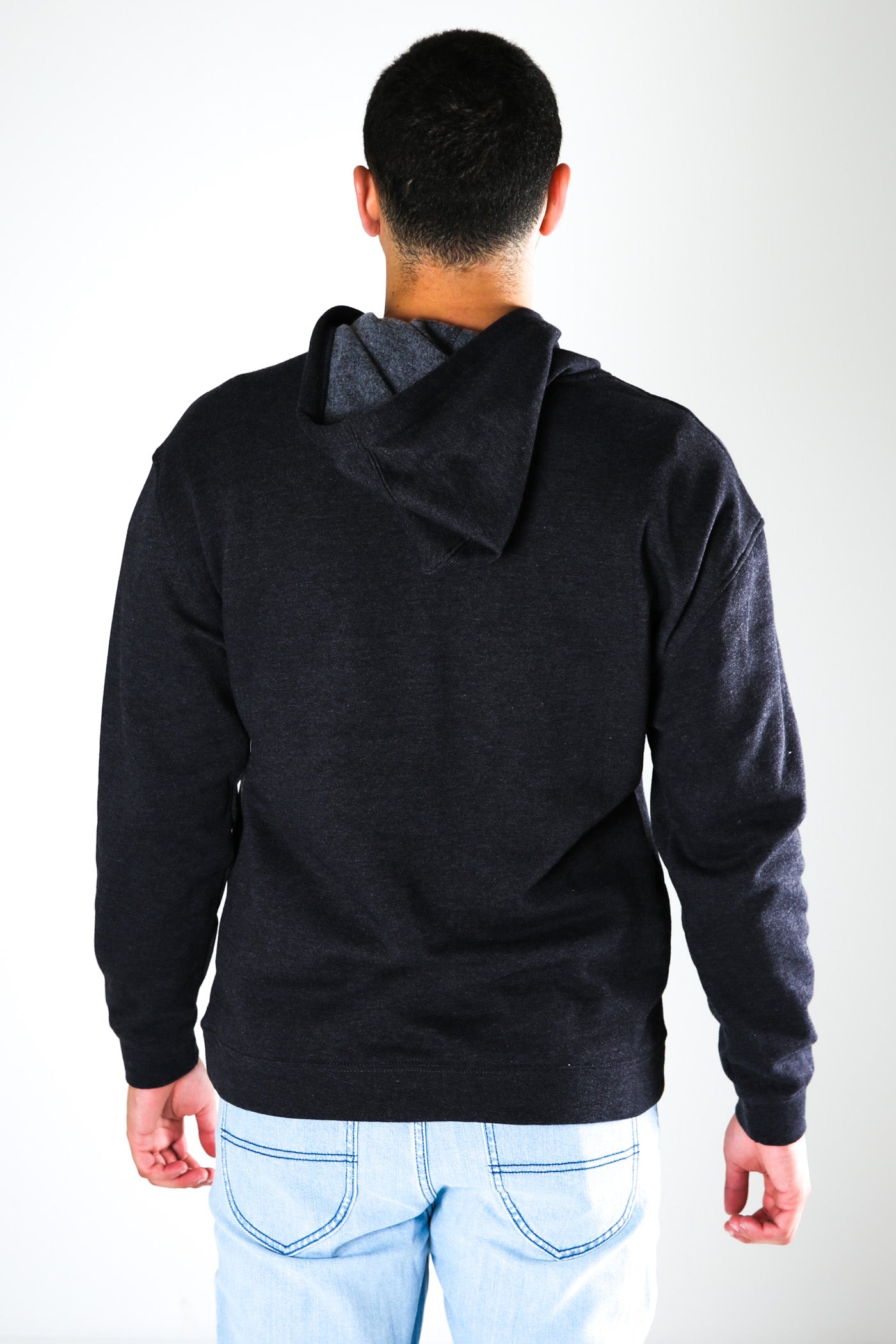 One And Only Solid Core Pullover Black Heather