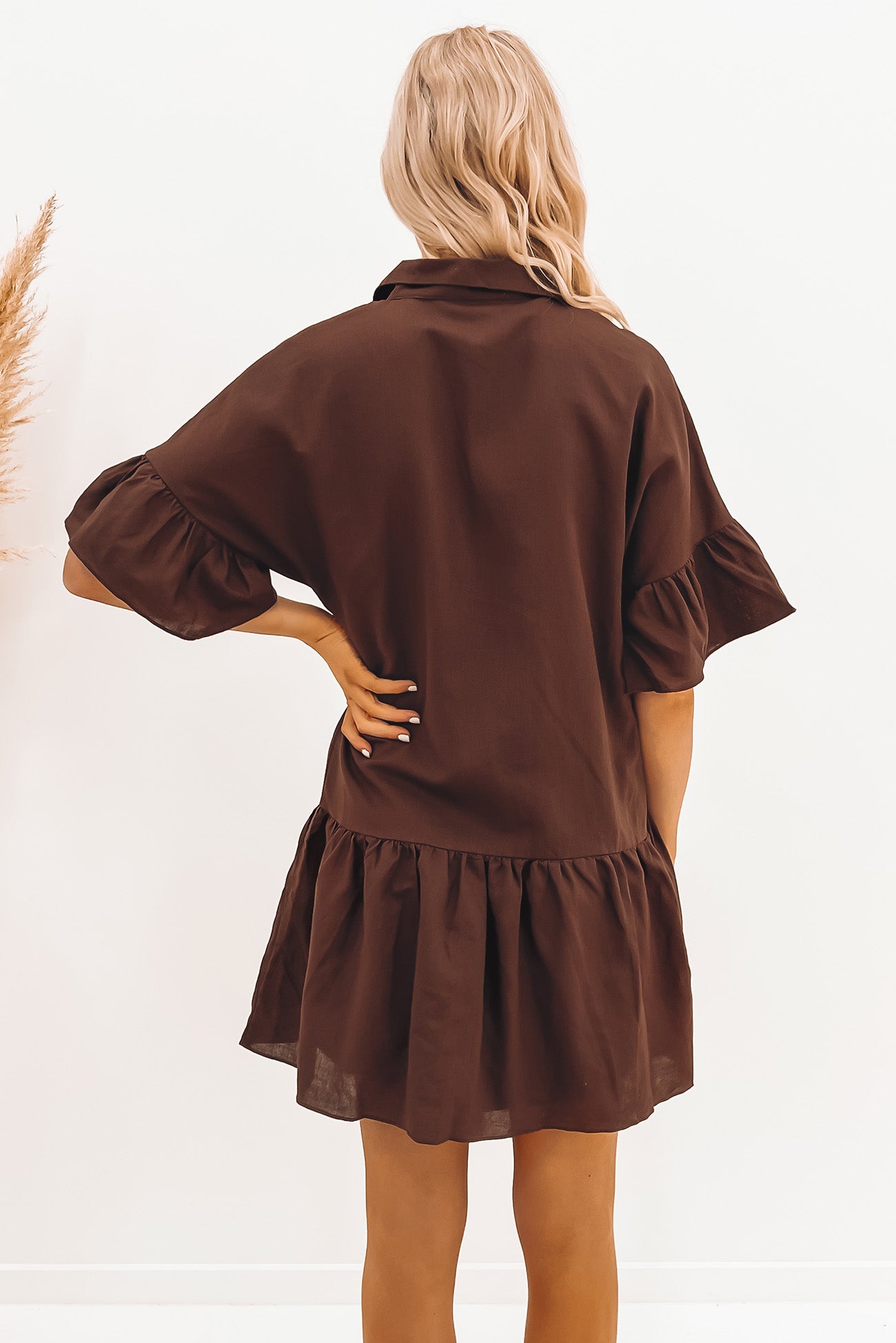 Hallie Dress Chocolate