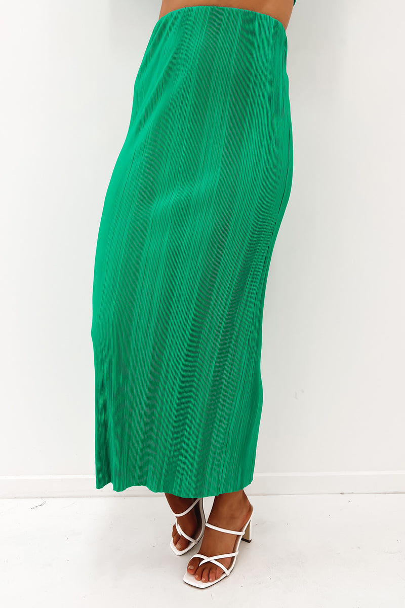 Hannah Maxi Skirt Green